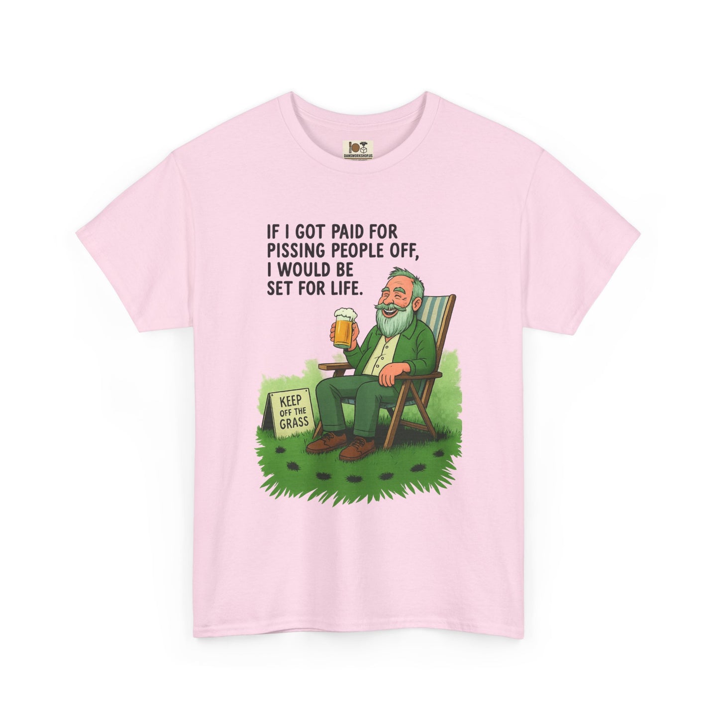 Funny Graphic Tee, Unisex Heavy Cotton T-Shirt, Gift for Men, Humorous Shirt for Friends, Casual Wear, Birthday Gift, Everyday Humor