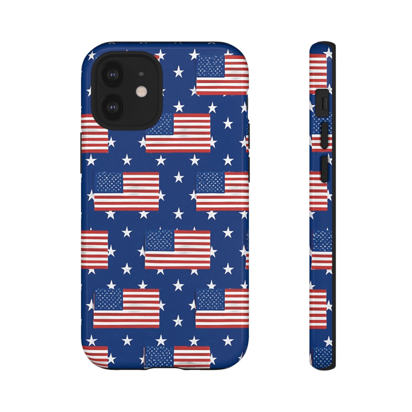 Patriotic Phone Case, Independence Day Accessories, American Flag Design, Star-Spangled Cover, Summer BBQ Gift