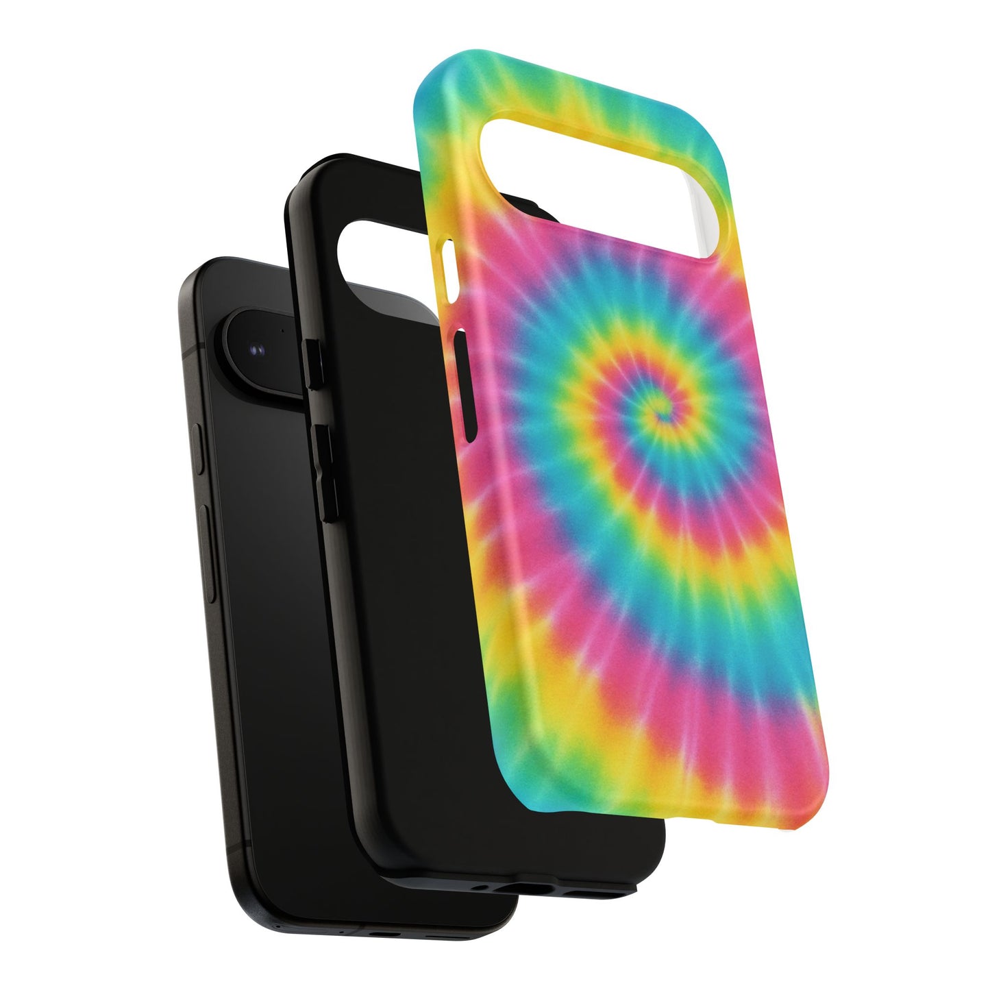 Colorful Tie-Dye Phone Case, Vibrant Phone Cover, Boho Style Accessory, Gift for Teens, Trendy Phone Accessories