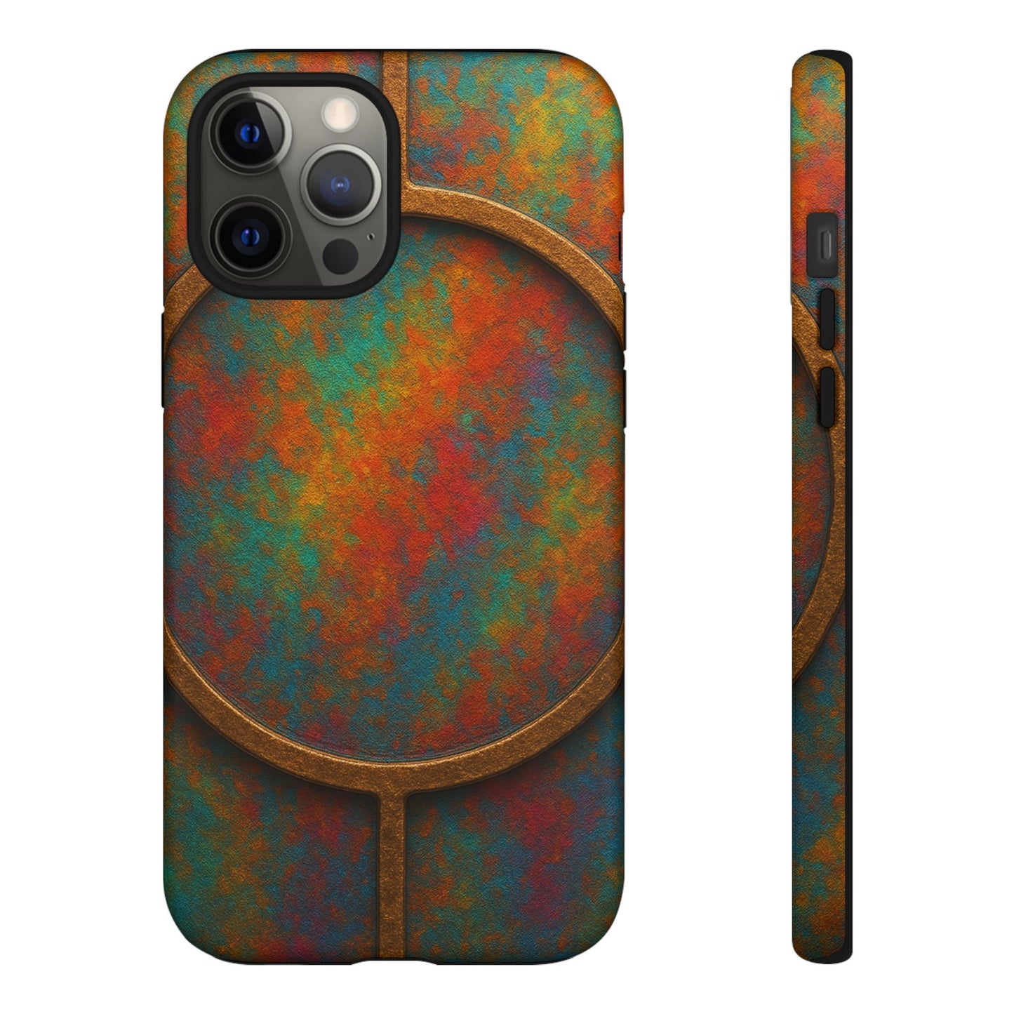 Colorful Tough Phone Case, Durable Cell Cover, Vibrant Protection Case, Unique Tech Accessory, Great Gift for Phone Lovers