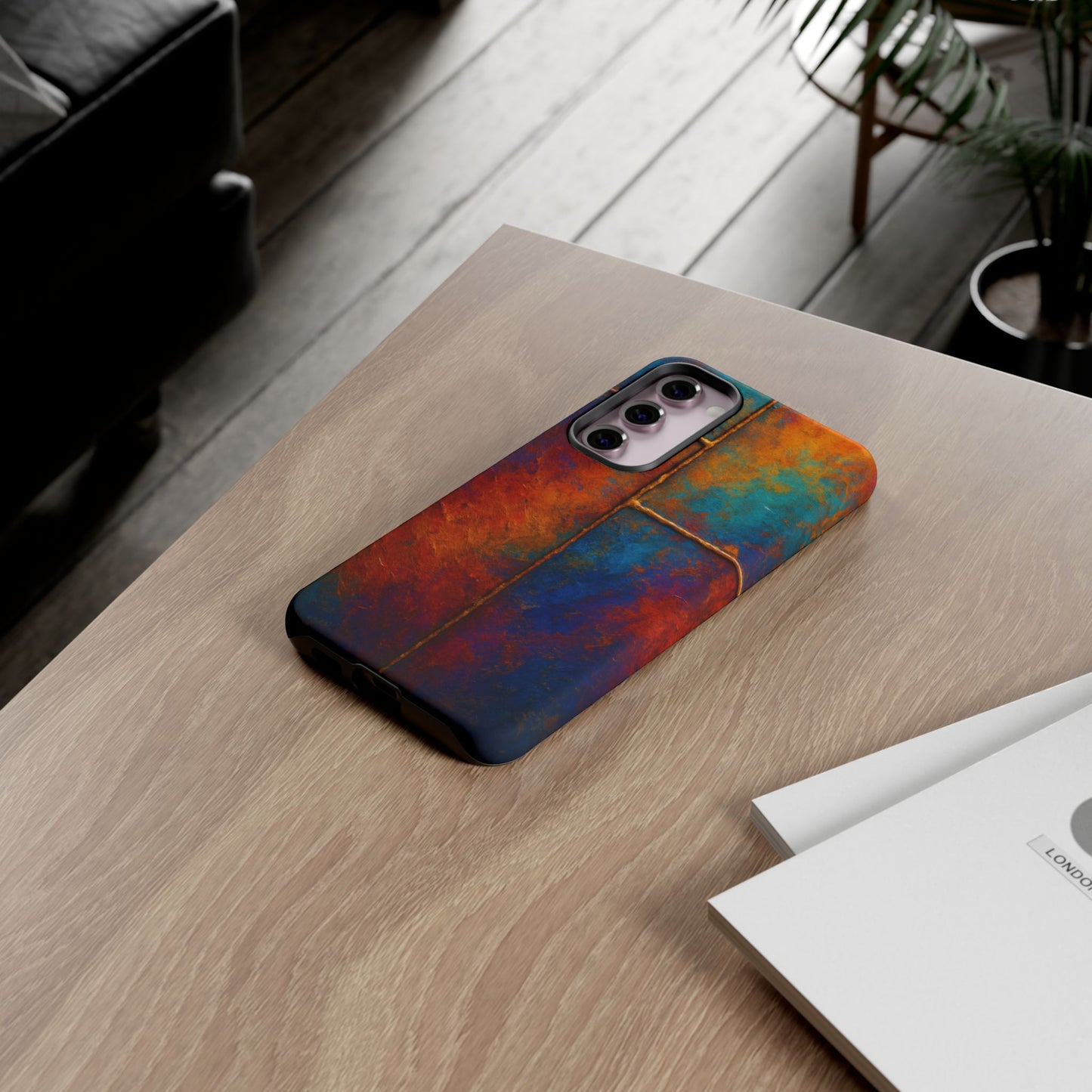 Vibrant Phone Case, Colorful Tough Case Cover, Artistic Phone Protector, Unique Smartphone Accessories, Gift for Tech Lovers