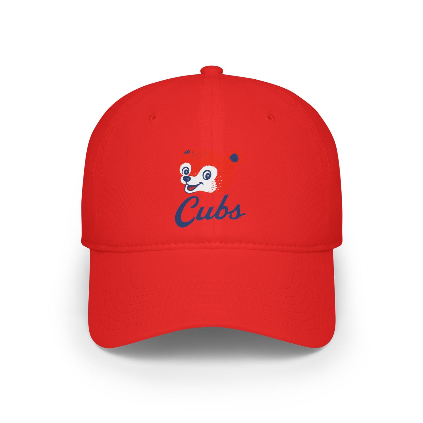 Cheerful Cubs Low Profile Baseball Cap - Fun Gift for Sports Fans, Summer Outings, Outdoor Events, Birthday Parties, Casual Wear