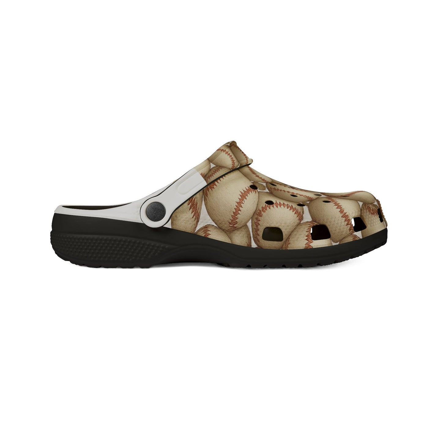 Baseball Print EVA Foam Shoes, Comfortable Clogs, Sports Fan Footwear, Perfect Gift for Athletes, Unique Casual Shoes