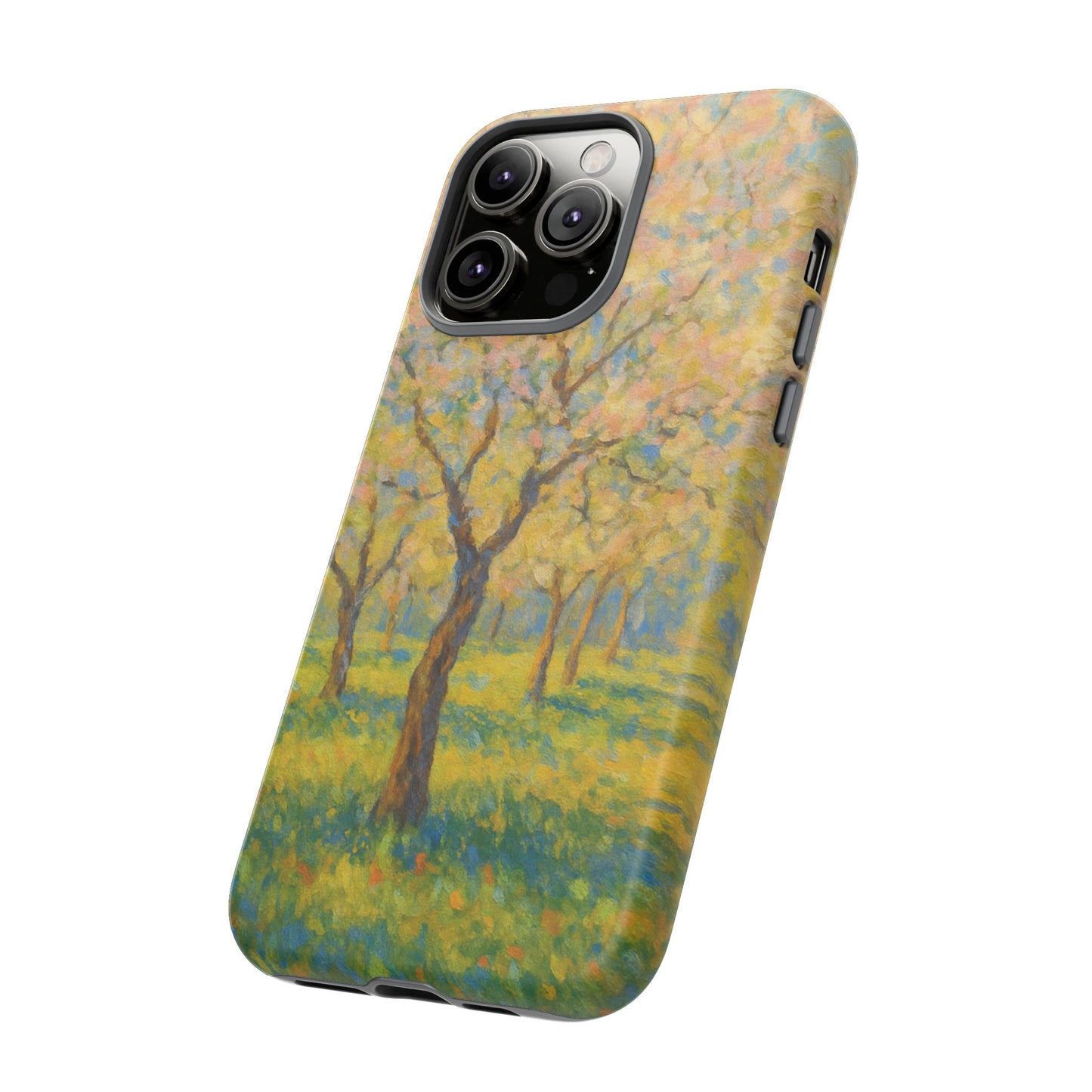 Artistic Phone Case, Tough Phone Case, Flower Tree Case, Spring Decor, Unique Phone Cover, Nature Lover Gift