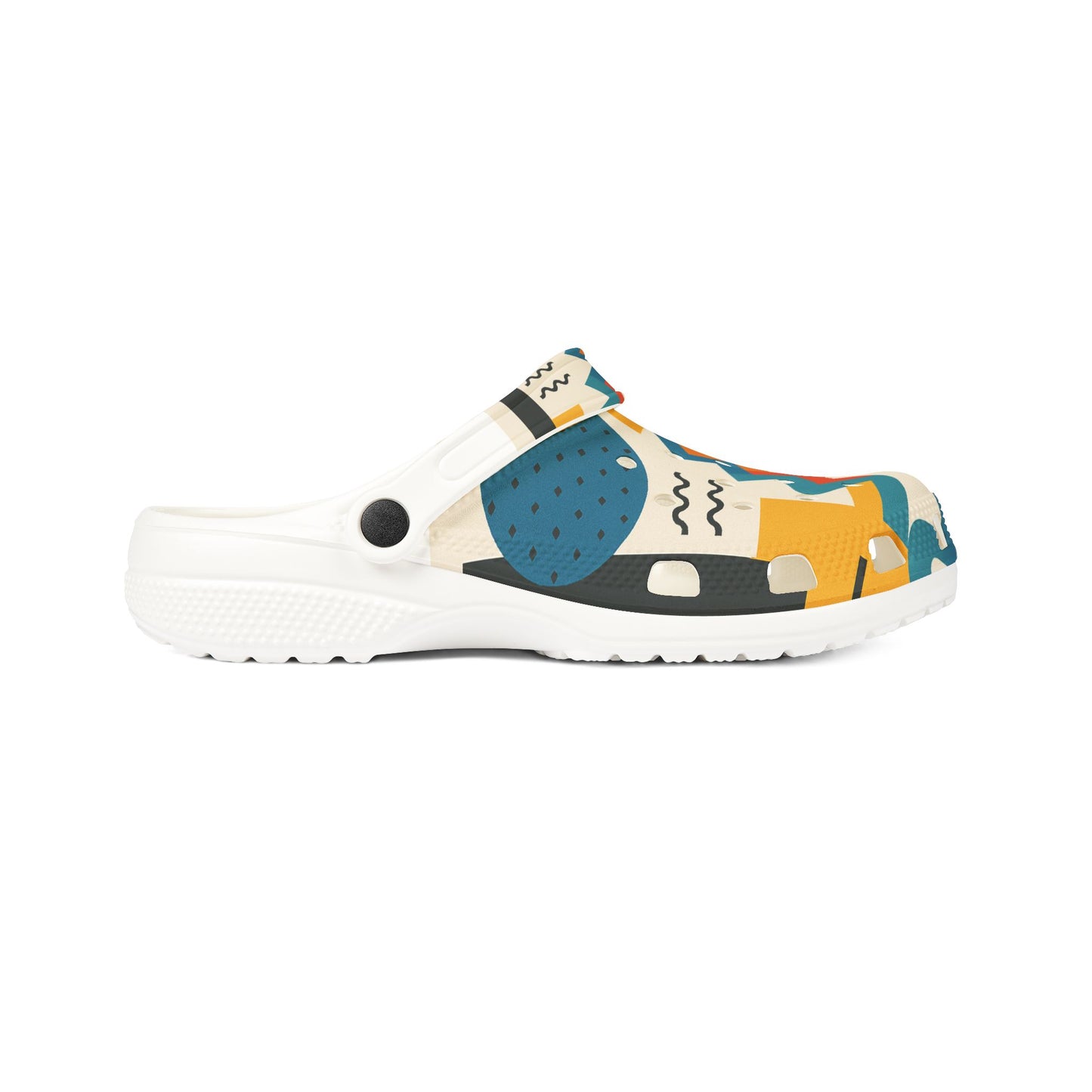 Colorful Patterned EVA Foam Clogs, Stylish Slip-On Shoes, Casual Footwear, Summer Accessories, Unique Gift Idea
