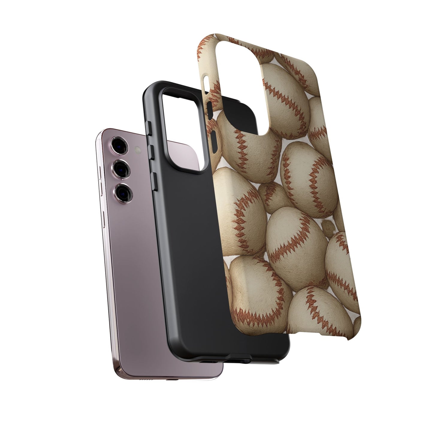 Baseball Phone Case, Tough Cases for Sports Fans, Custom iPhone Cover, Unique Gift for Baseball Lovers, Durable Protection