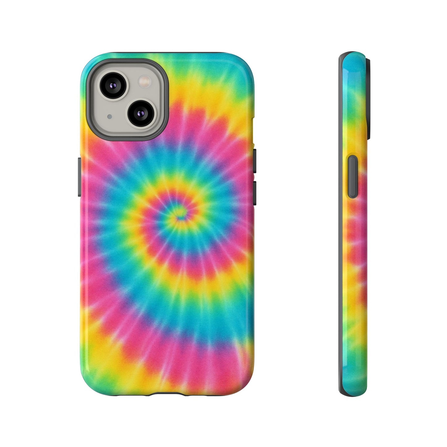 Colorful Tie-Dye Phone Case, Vibrant Phone Cover, Boho Style Accessory, Gift for Teens, Trendy Phone Accessories