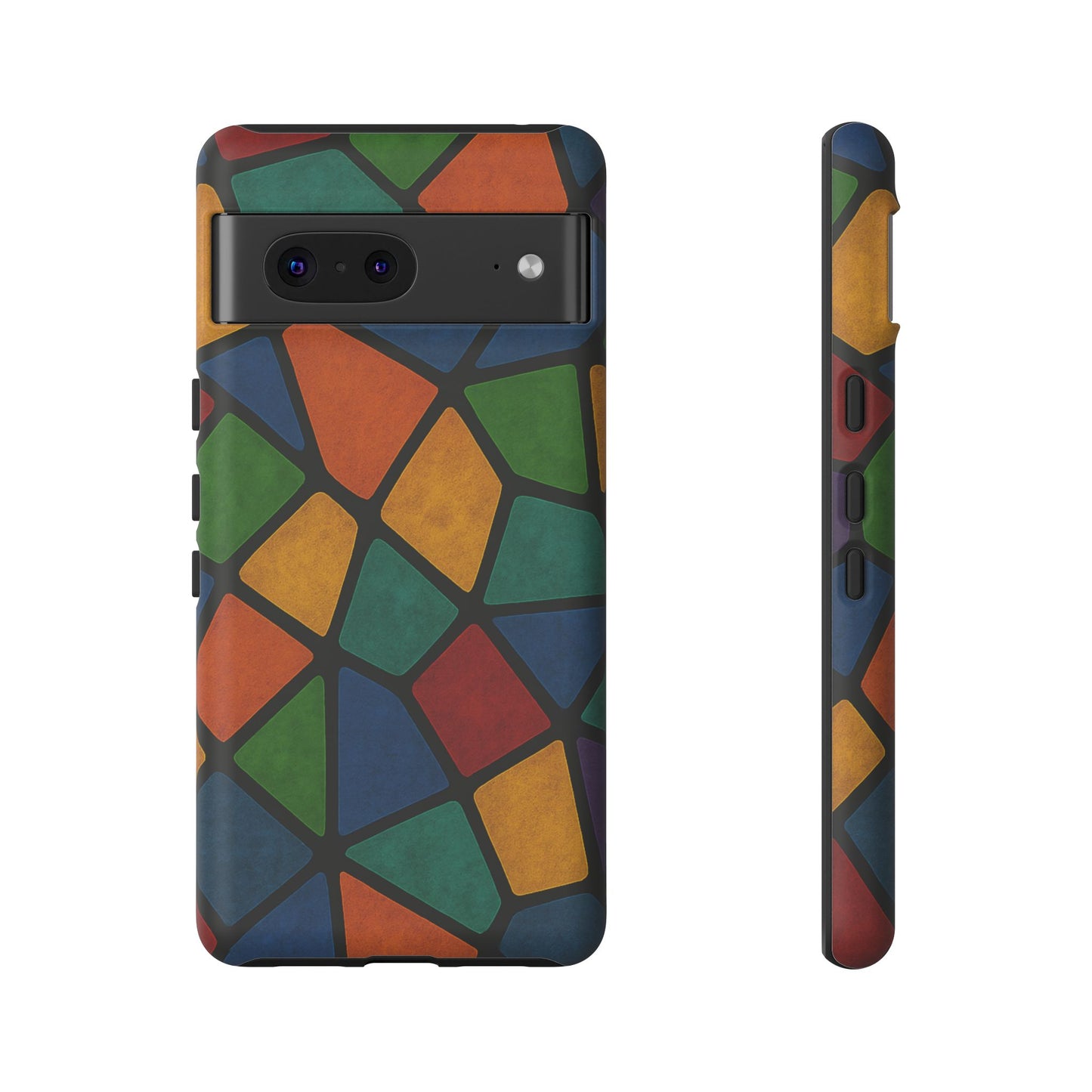 Colorful Mosaic Phone Case, Tough Cell Phone Cover, Vibrant Smartphone Protector, Unique Gift for Weddings, Birthday, Holidays