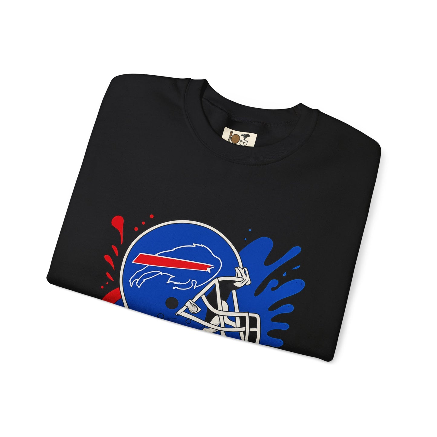 Buffalo Bills Inspired Crewneck Sweatshirt, NFL Fan Gear, Casual Sportswear, Game Day Apparel, Unisex Sweatshirt, Tailgate Clothing