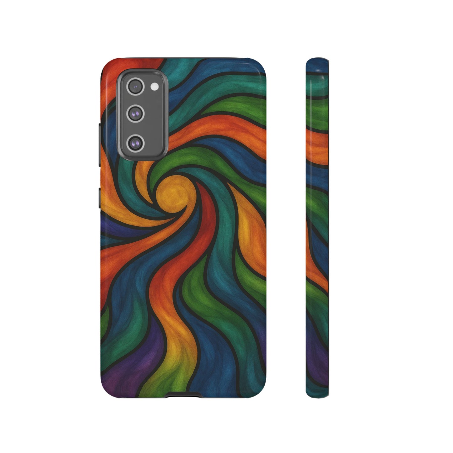 Colorful Swirl Phone Case | Tough Cases, Vibrant Design, Gift for Art Lovers, Funky Case, Unique Phone Accessories