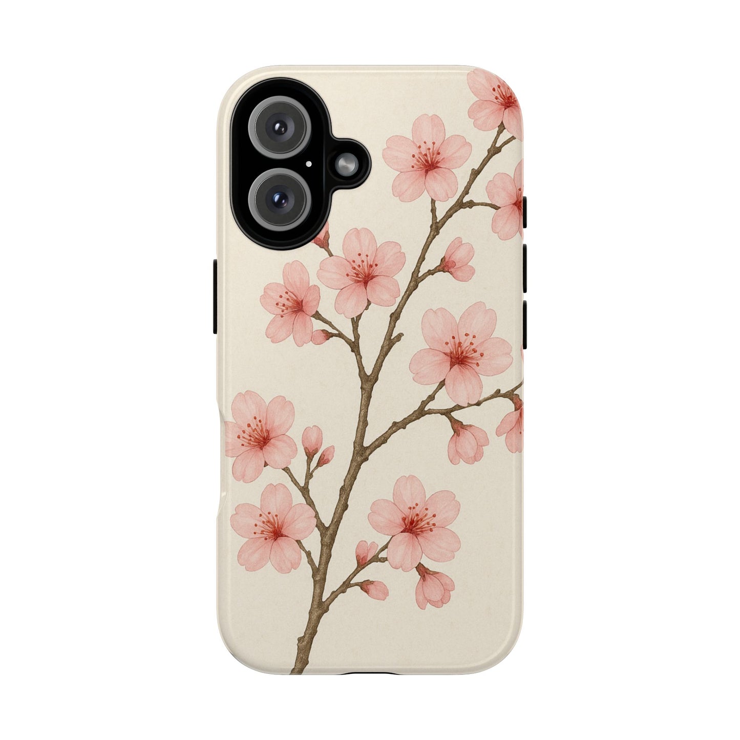 Cherry Blossom Phone Case, Floral Phone Cover, Tough Case for Gifts, Spring Decor, Cute Tech Accessories, Nature Lover's Gift