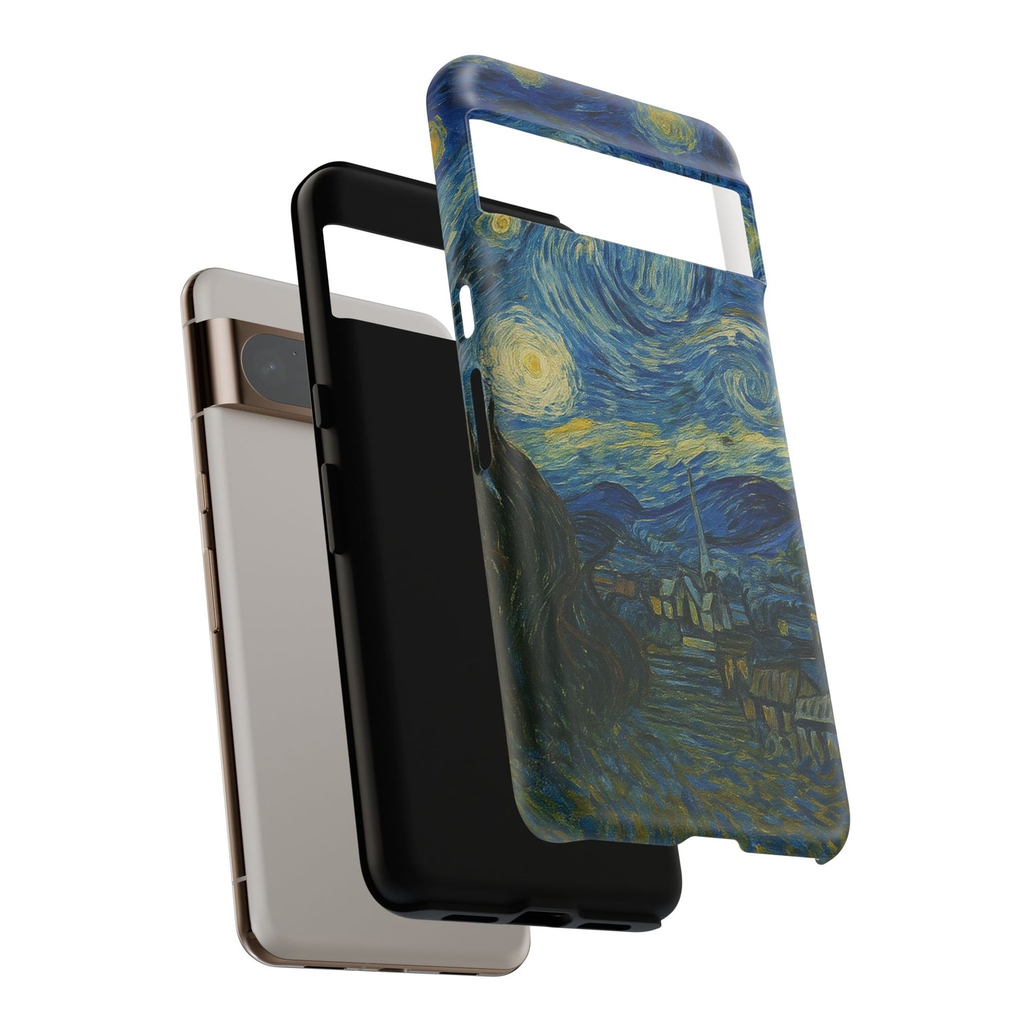 Starry Night Phone Case, Artistic Cell Phone Cover, Gift for Art Lovers, Unique Phone Accessory, Birthday Gift for Him/Her, Tough Cases