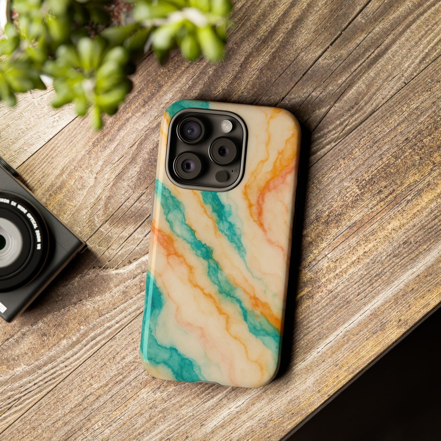 Stylish Phone Case - Tough Cases with Abstract Marble Design, Trendy Accessory, Gift for Her, Protective Case, Unique Phone Cover
