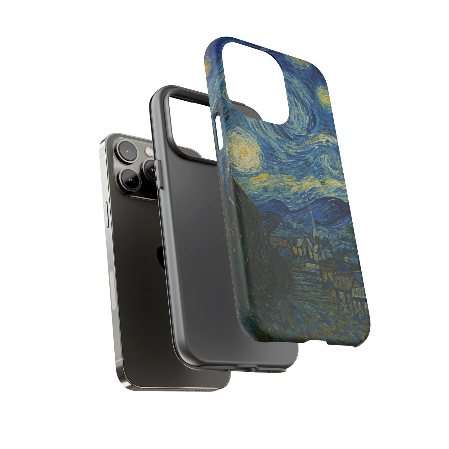 Starry Night Phone Case, Artistic Cell Phone Cover, Gift for Art Lovers, Unique Phone Accessory, Birthday Gift for Him/Her, Tough Cases
