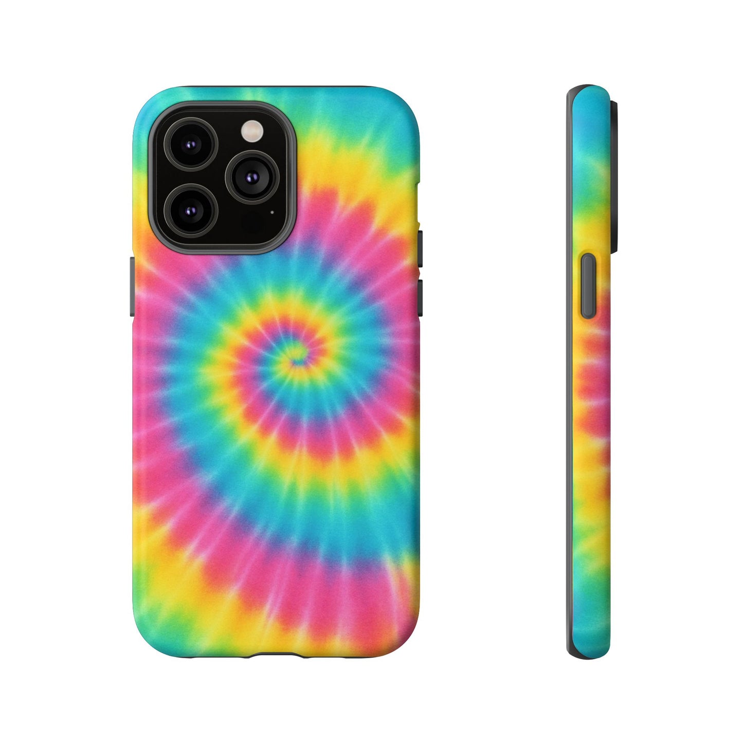 Colorful Tie-Dye Phone Case, Vibrant Phone Cover, Boho Style Accessory, Gift for Teens, Trendy Phone Accessories