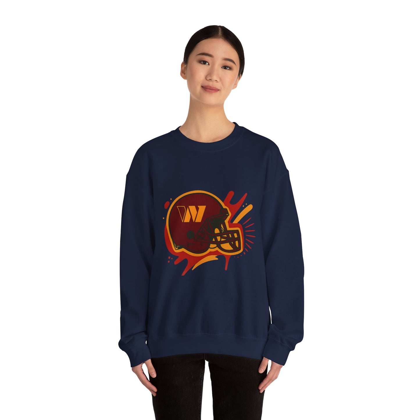 Bold Sports Fan Sweatshirt, Unisex Crewneck for Game Day, Athletic Gift, Cozy Casual Wear, Fall Fashion