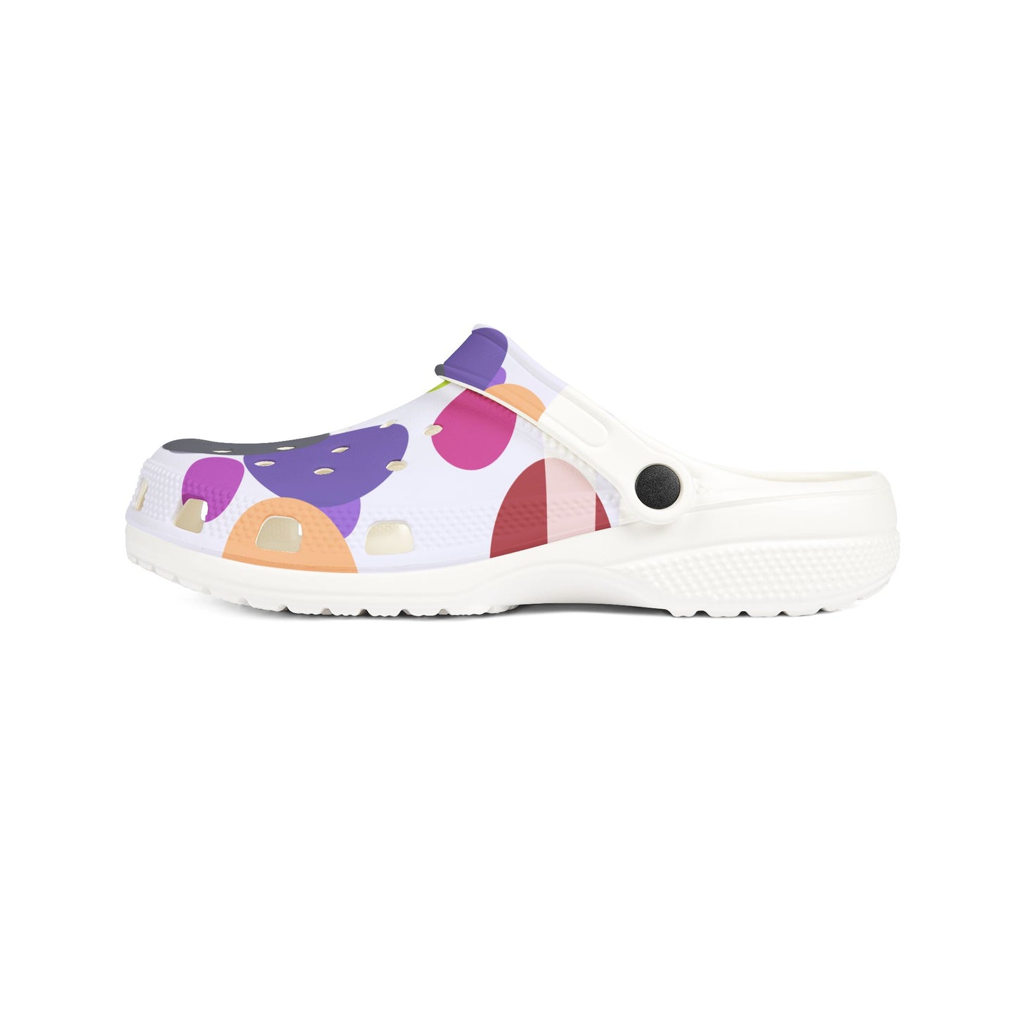 Colorful Foam Clogs, Fun Slip-On Shoes for Summer, Casual Footwear for Pool, Beach and Home