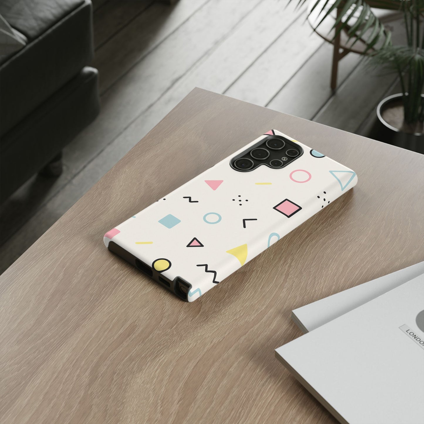 Geometric Phone Case - Stylish Tough Cases for Trendsetters, Unique Phone Covers, Modern Accessories, Gift Ideas for Her
