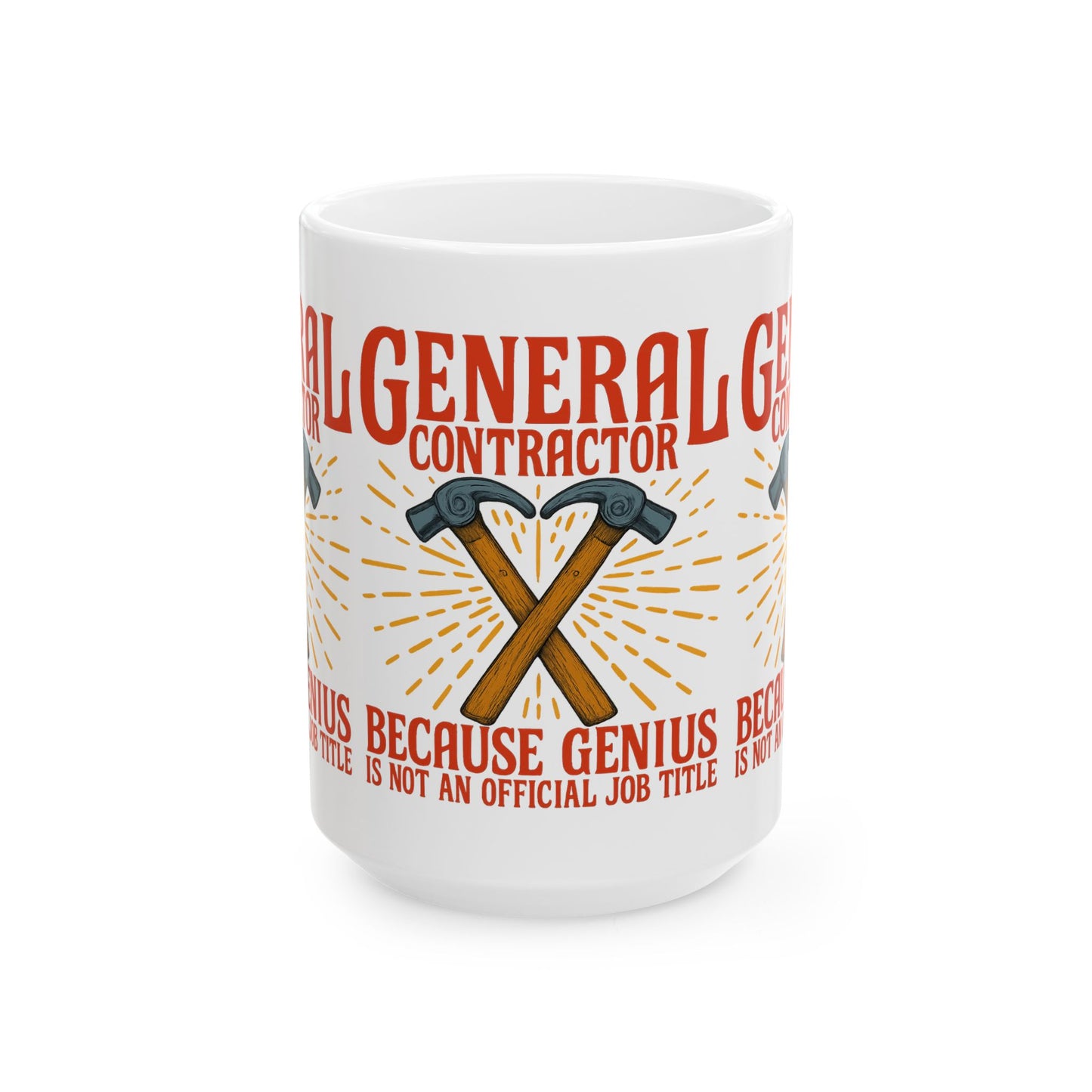 Funny Contractor Mug - General Contractor Gift for Builders, Tools Lover, Construction Humor, Unique Coffee Cup