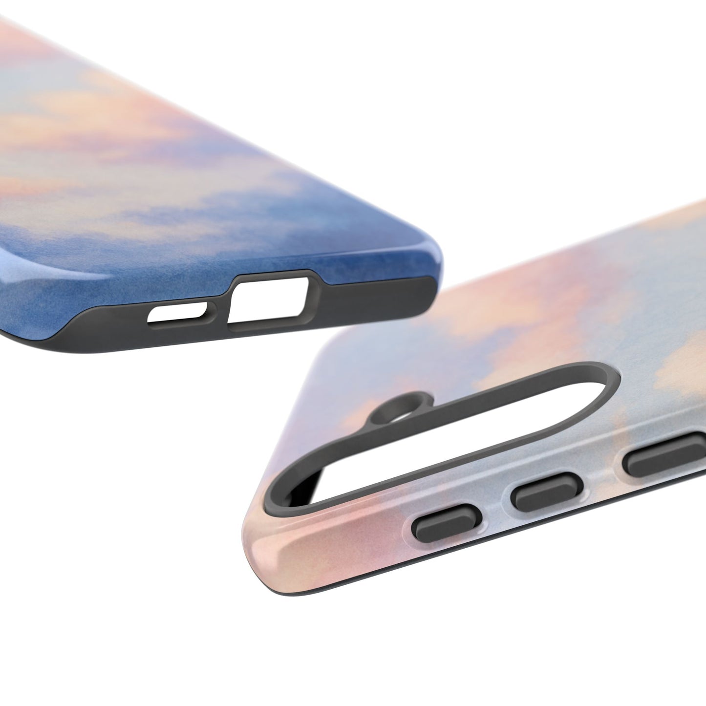 Sky Blue Cloud Phone Case, Tough Phone Cover, Aesthetic Cell Phone Accessory, Gift for Teen, Trendy Tech Protection