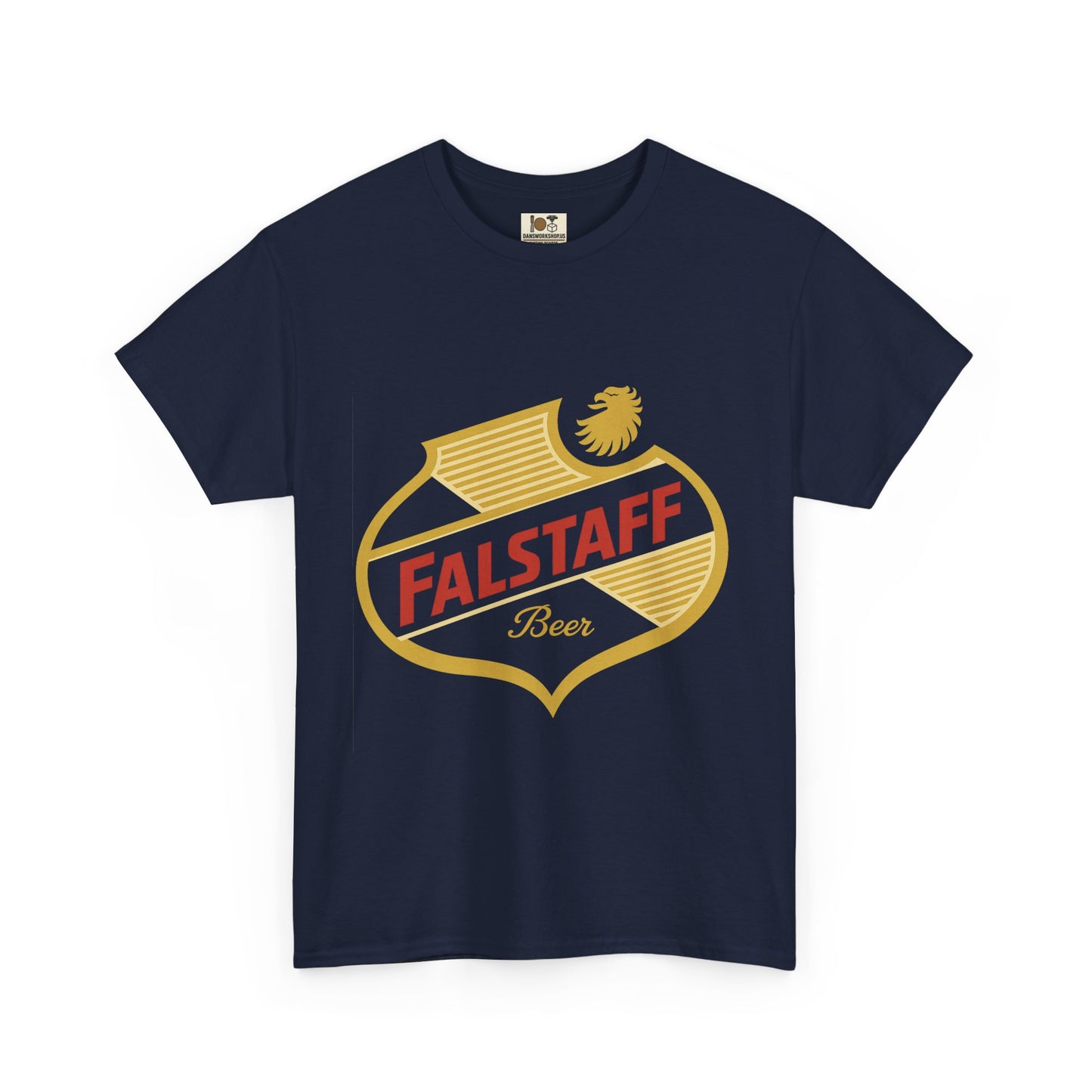 Vintage Falstaff Beer Unisex Heavy Cotton Tee | Retro Beer Graphic Shirt, Casual Wear, Gift for Beer Lovers, Party Outfit, Summer Top
