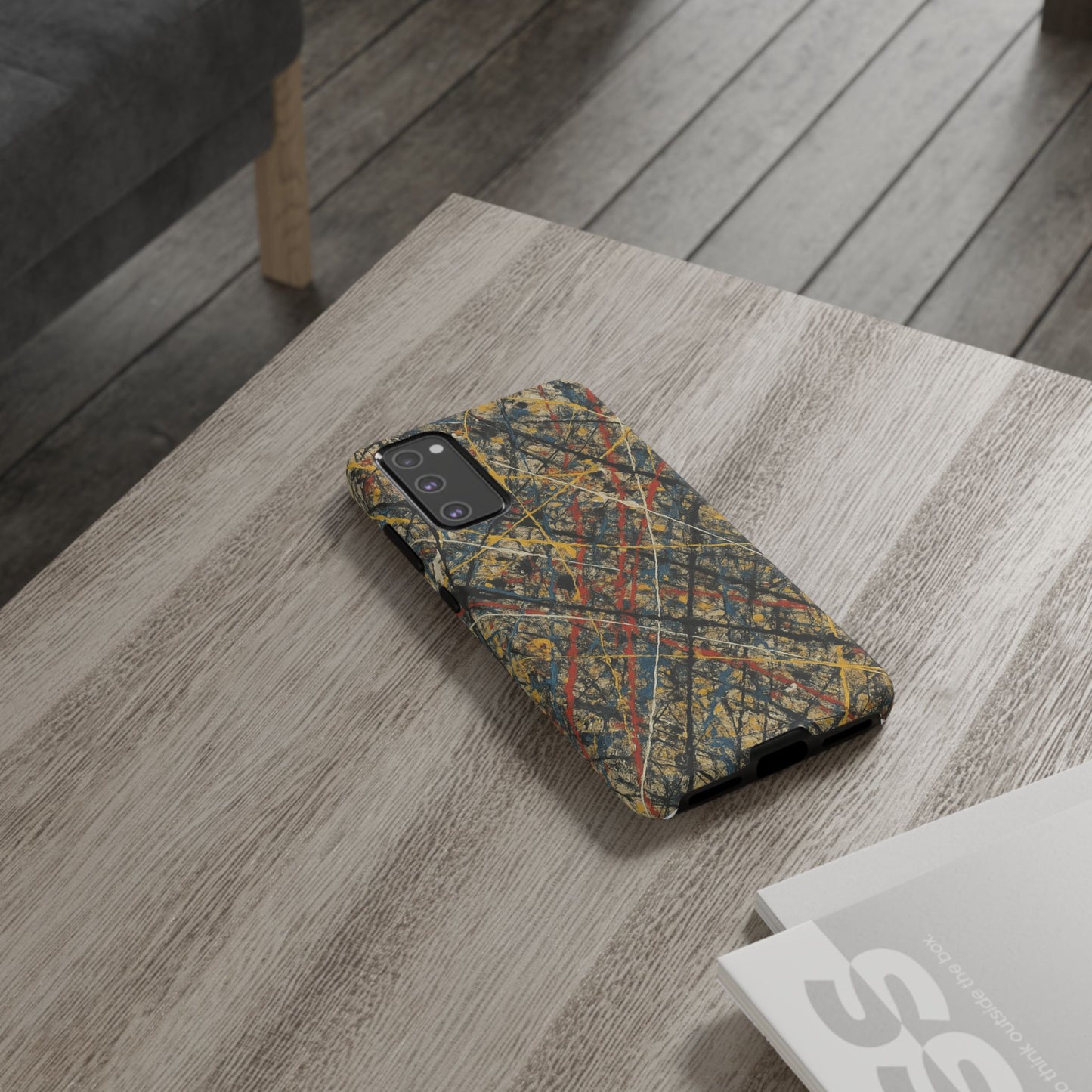 Tough Cases Phone Case - Bold Abstract Design, Stylish Mobile Cover, Unique Gift for Him/Her, Durable Accessory, Trendy Protection