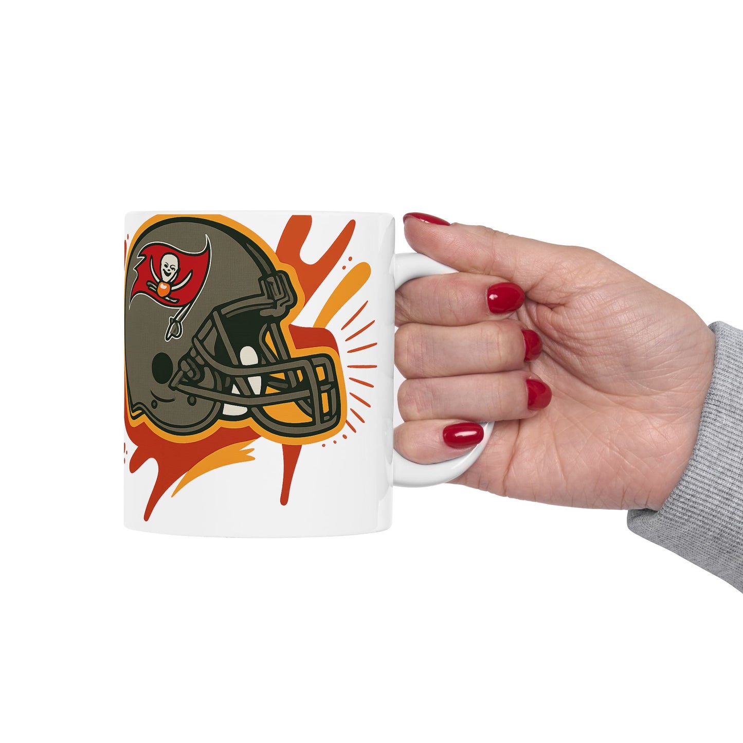 Football Team Ceramic Mug - Perfect for Game Day, Fan Gift, Office Coffee Cup, Sports Celebration, Unique Beverage Mug