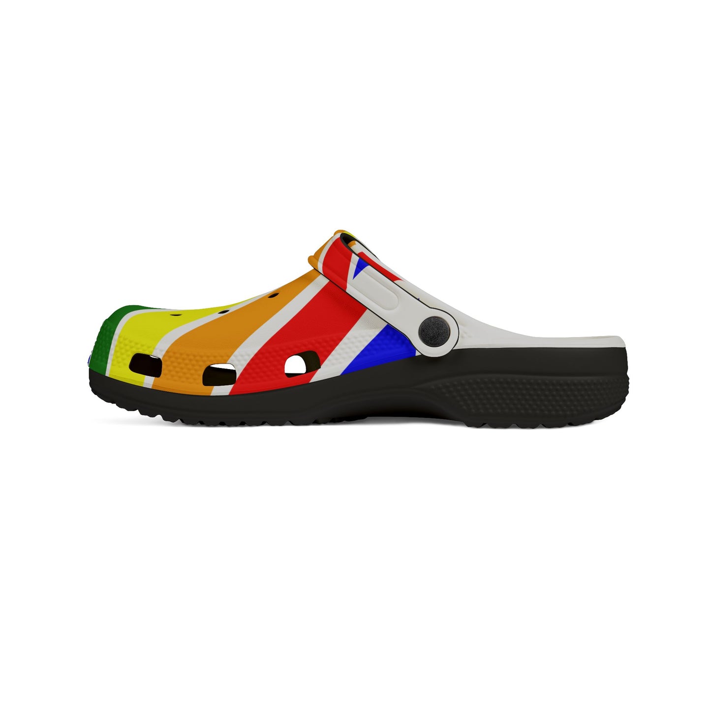 Colorful EVA Foam Shoes - Rainbow Slippers for Summer, Casual Footwear, Festival Shoes, Vibrant Indoor/Outdoor Clogs