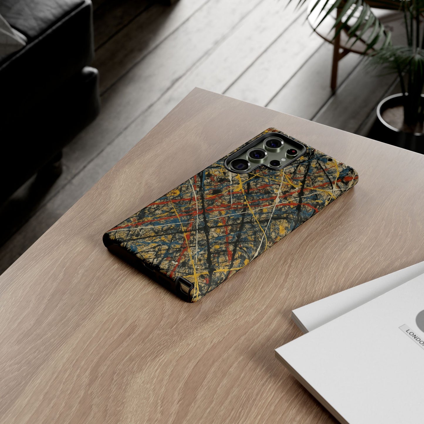 Tough Cases Phone Case - Bold Abstract Design, Stylish Mobile Cover, Unique Gift for Him/Her, Durable Accessory, Trendy Protection