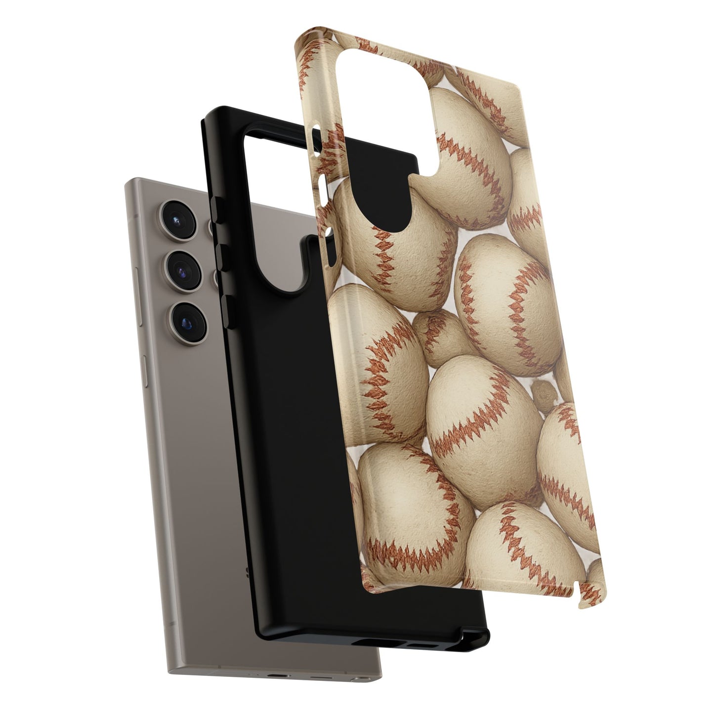 Baseball Phone Case, Tough Cases for Sports Fans, Custom iPhone Cover, Unique Gift for Baseball Lovers, Durable Protection
