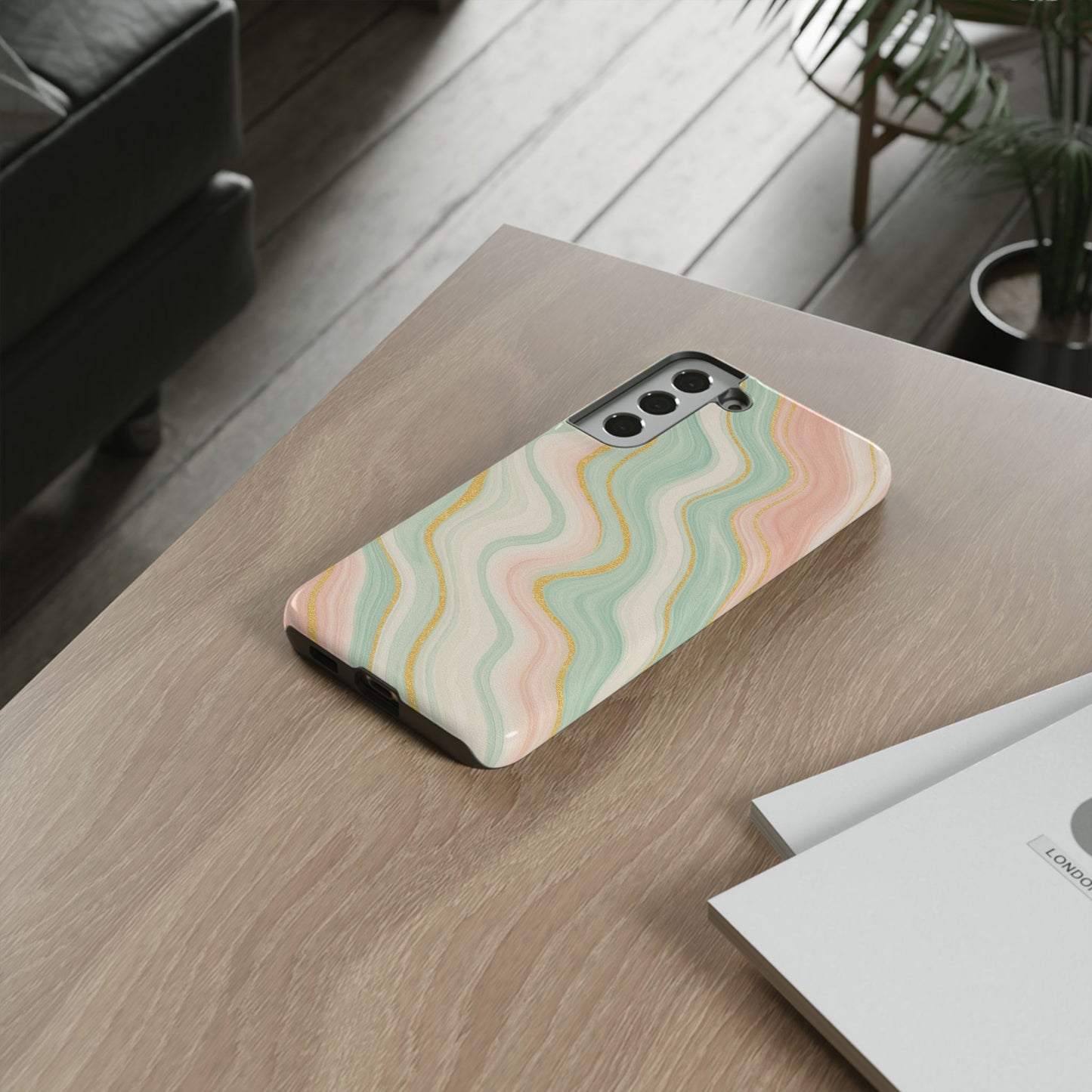 Stylish Phone Case with Abstract Design, Tough Cases for Trendy Protection, Unique Phone Accessories, Gift for Her, Modern Tech Style