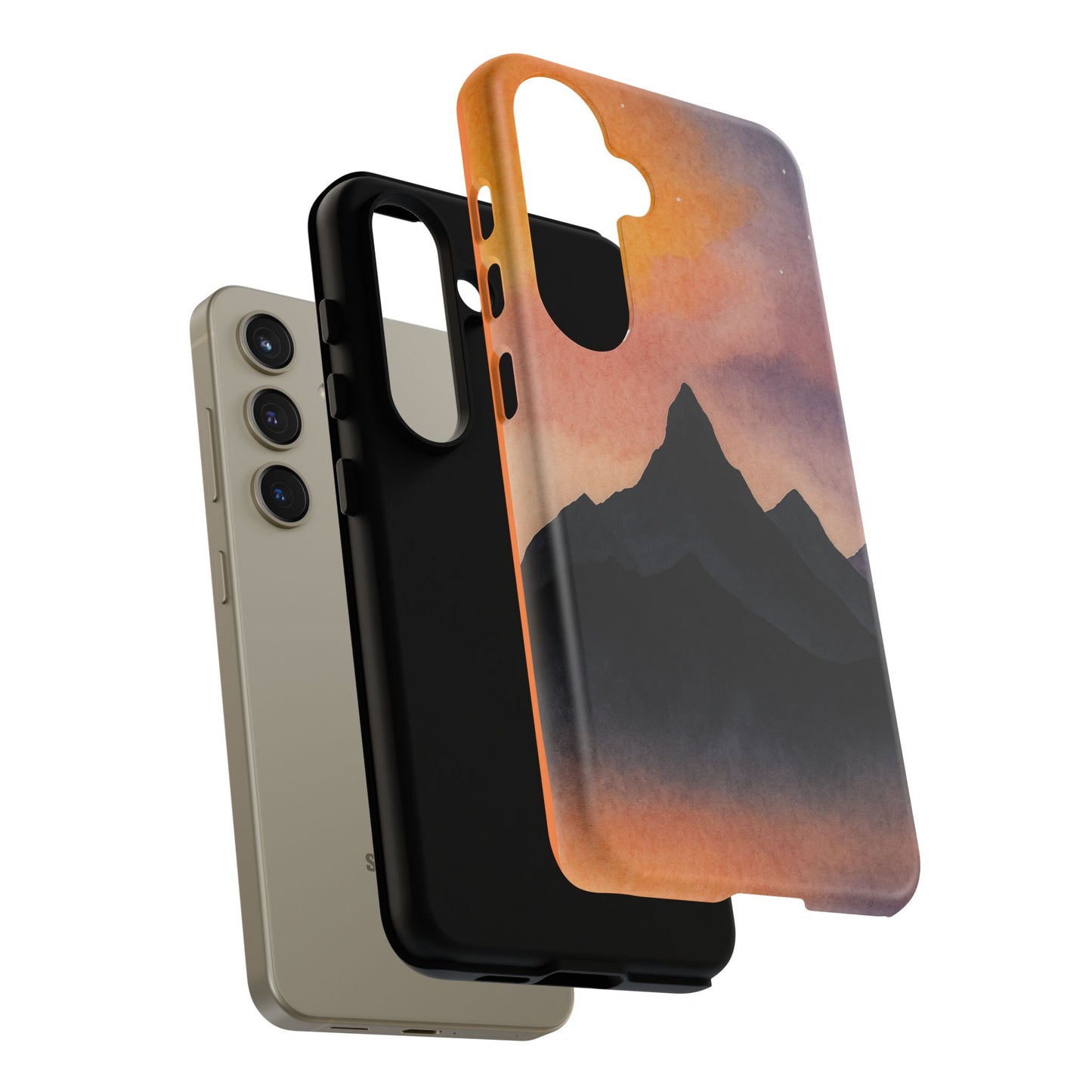 Mountain Sunset Phone Case, Nature Lover's Gift, Adventure Phone Cover, Unique Cellphone Accessories, Outdoor Enthusiast Decor