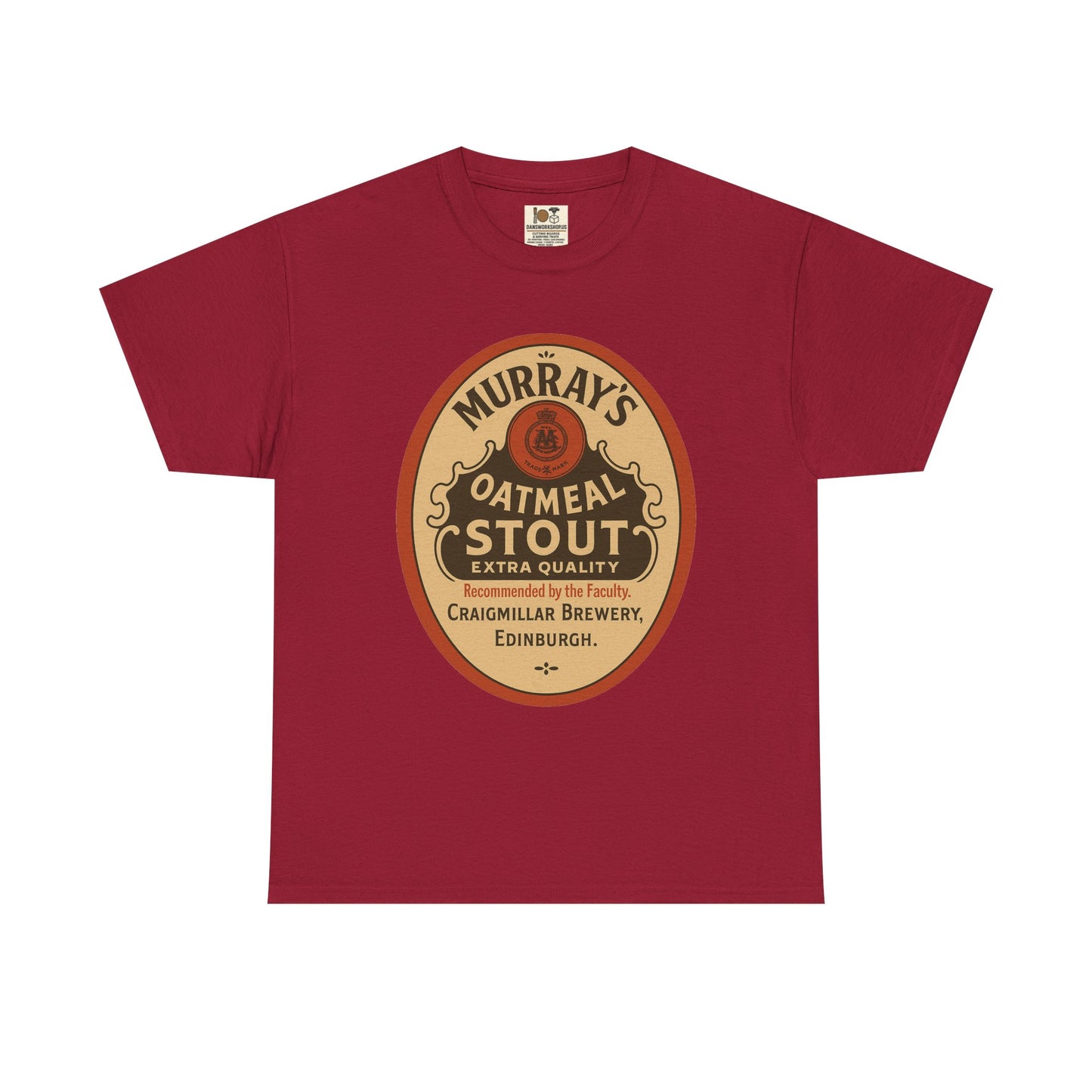 Vintage-Inspired Stout Beer Tee, Perfect for Beer Lovers, Casual Wear, Gifts, Unisex Heavy Cotton Tee with Brewery Design
