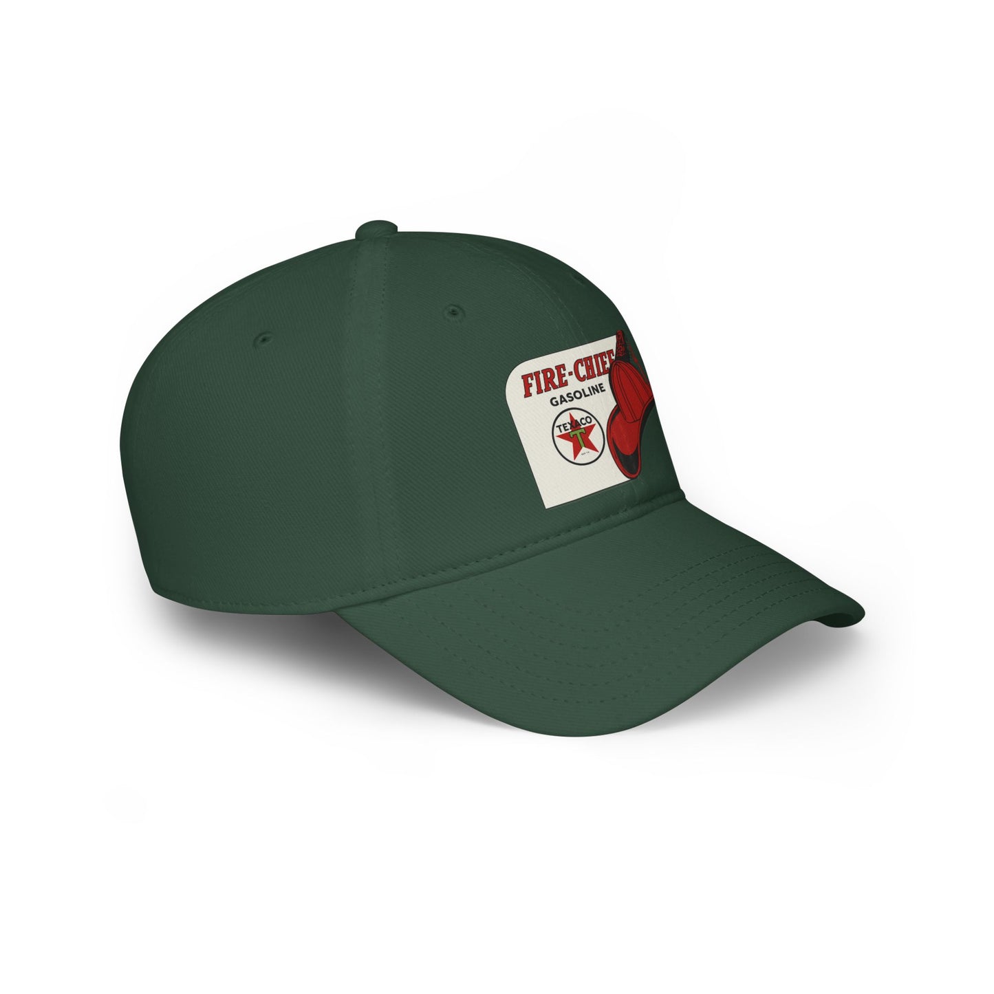 Vintage Fire Chief Baseball Cap, Ideal for Firefighters, Red Hat, Gasoline Logo Cap, Unique Gift for Men and Women