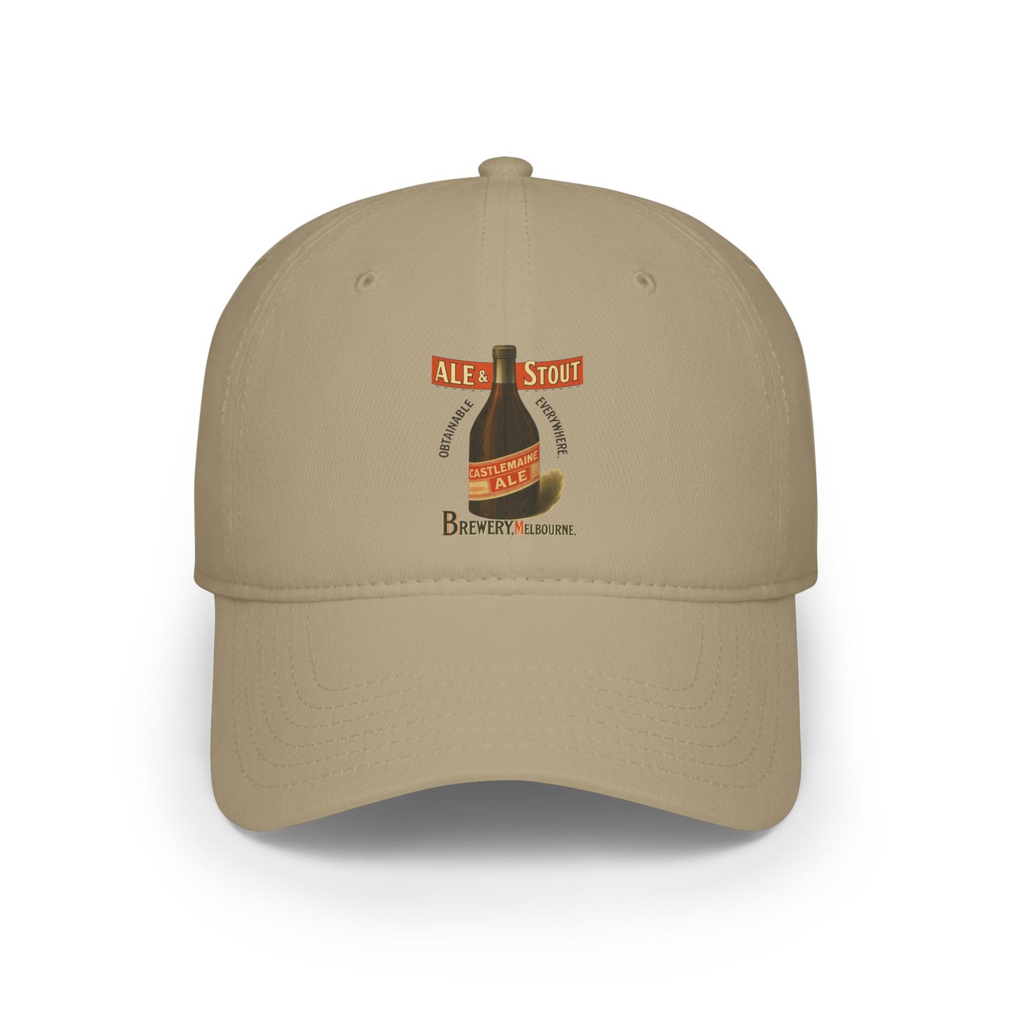 Beer Lover's Low Profile Baseball Cap, Stout Cap, Brewery Gift, Casual Headwear, Summer Hat, Craft Beer Merch