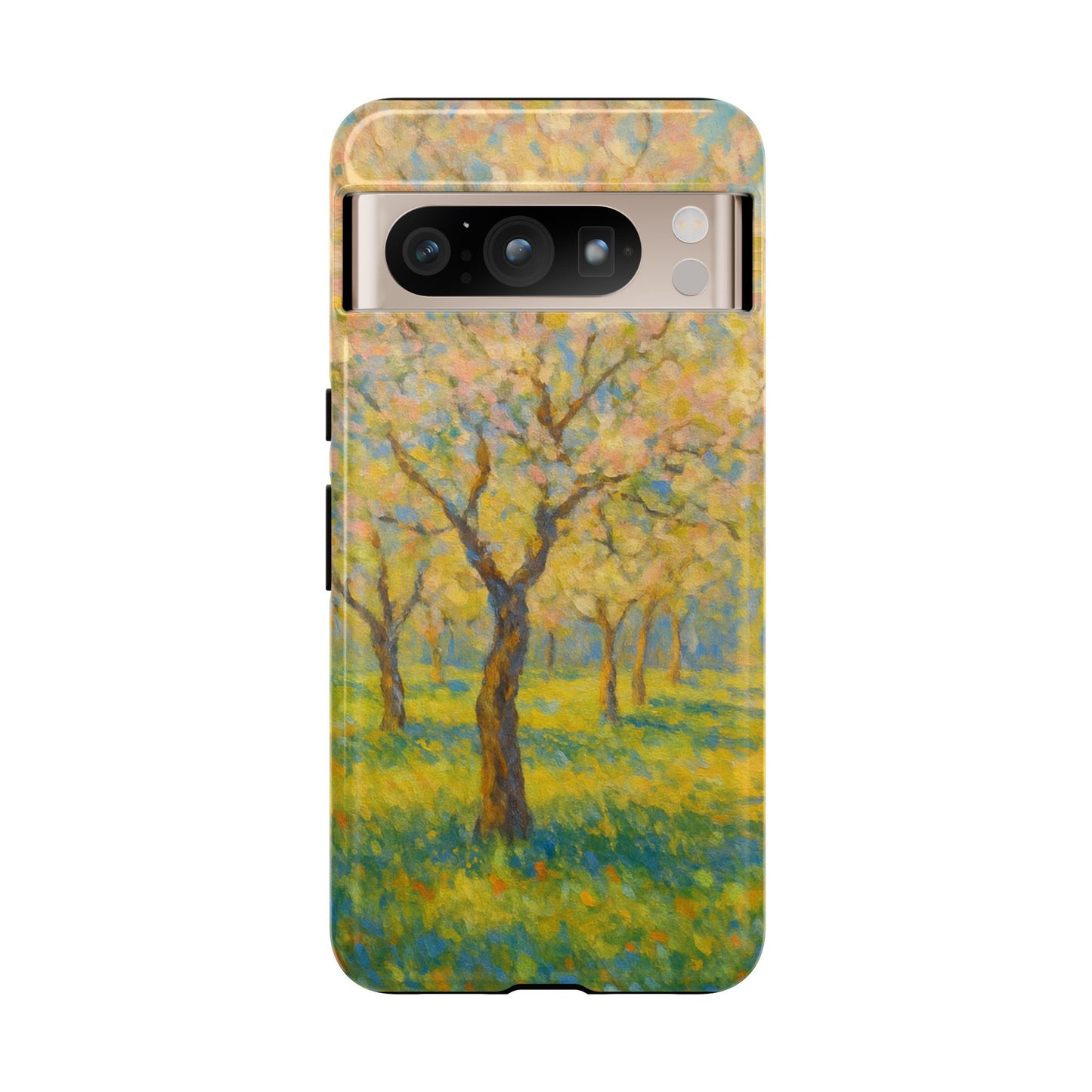 Artistic Phone Case, Tough Phone Case, Flower Tree Case, Spring Decor, Unique Phone Cover, Nature Lover Gift