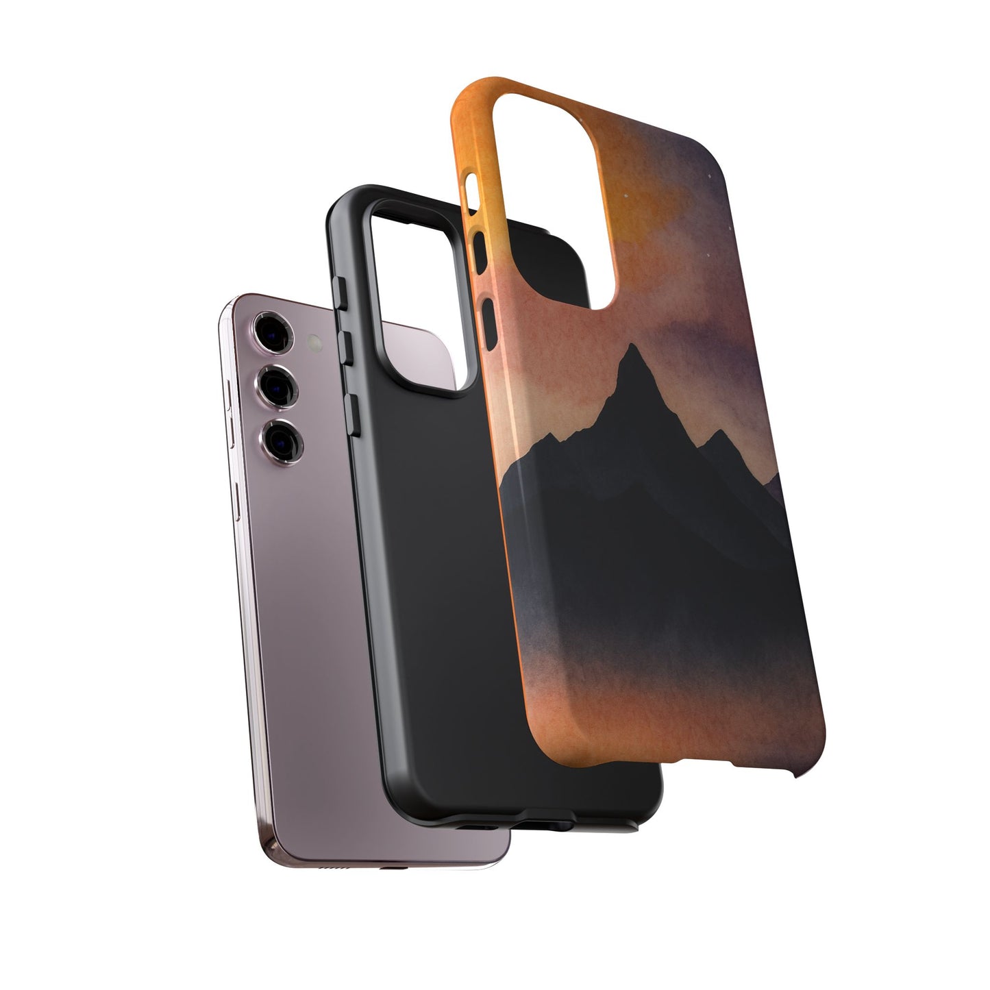 Mountain Sunset Phone Case, Nature Lover's Gift, Adventure Phone Cover, Unique Cellphone Accessories, Outdoor Enthusiast Decor