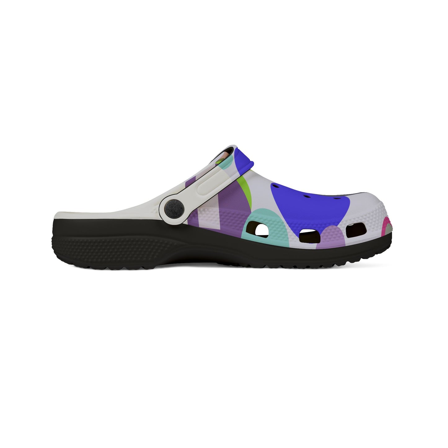 Colorful Foam Clogs, Fun Slip-On Shoes for Summer, Casual Footwear for Pool, Beach and Home