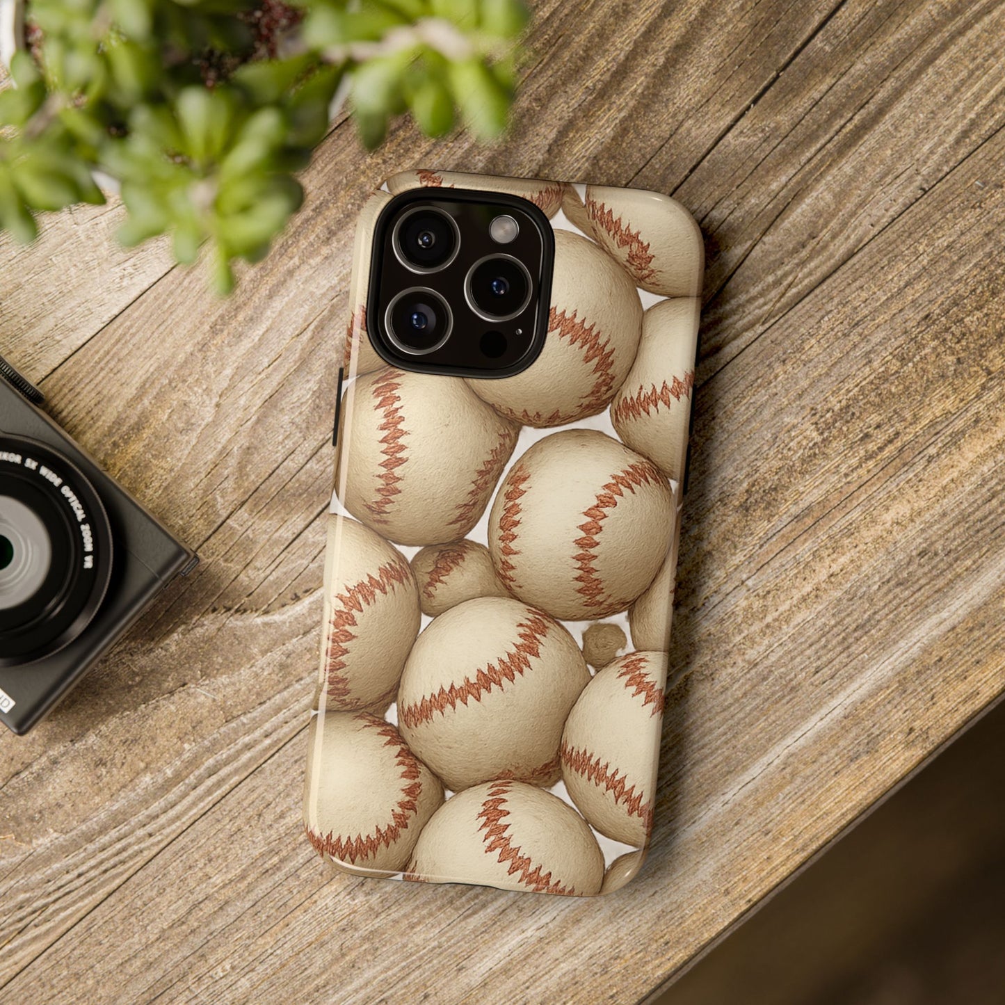 Baseball Phone Case, Tough Cases for Sports Fans, Custom iPhone Cover, Unique Gift for Baseball Lovers, Durable Protection