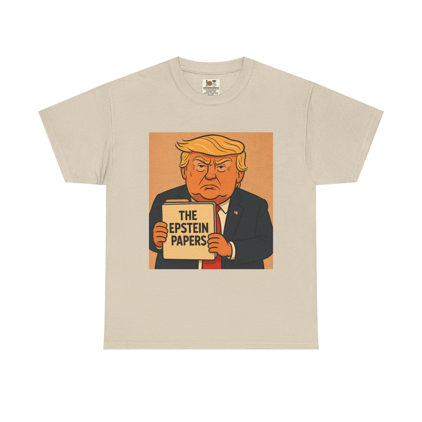 Political Humor Tee, Graphic T-Shirt, Unisex Cotton Shirt, Meme Gift, Statement Tee, Casual Wear, Fun Apparel, trump, Epstein