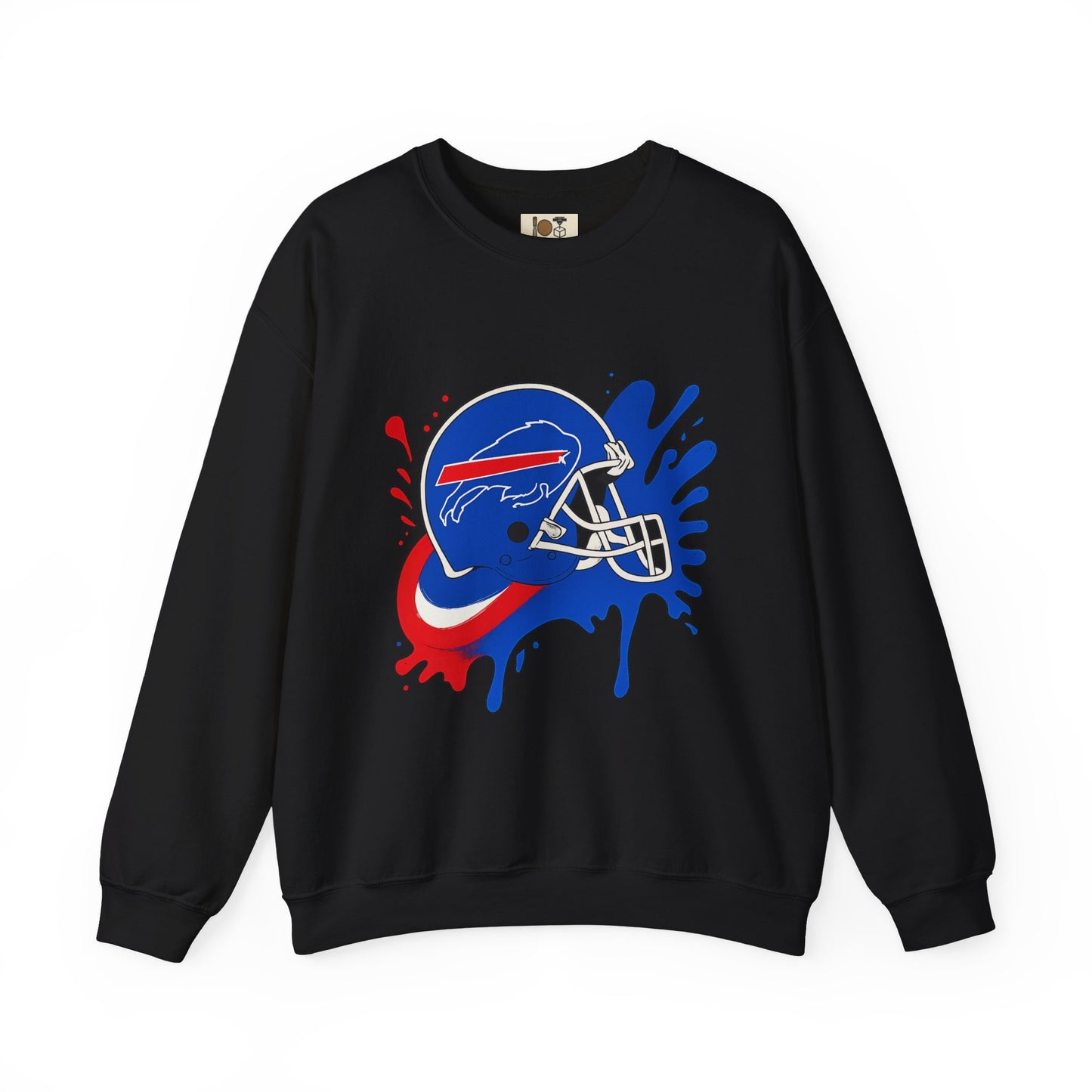 Buffalo Bills Inspired Crewneck Sweatshirt, NFL Fan Gear, Casual Sportswear, Game Day Apparel, Unisex Sweatshirt, Tailgate Clothing