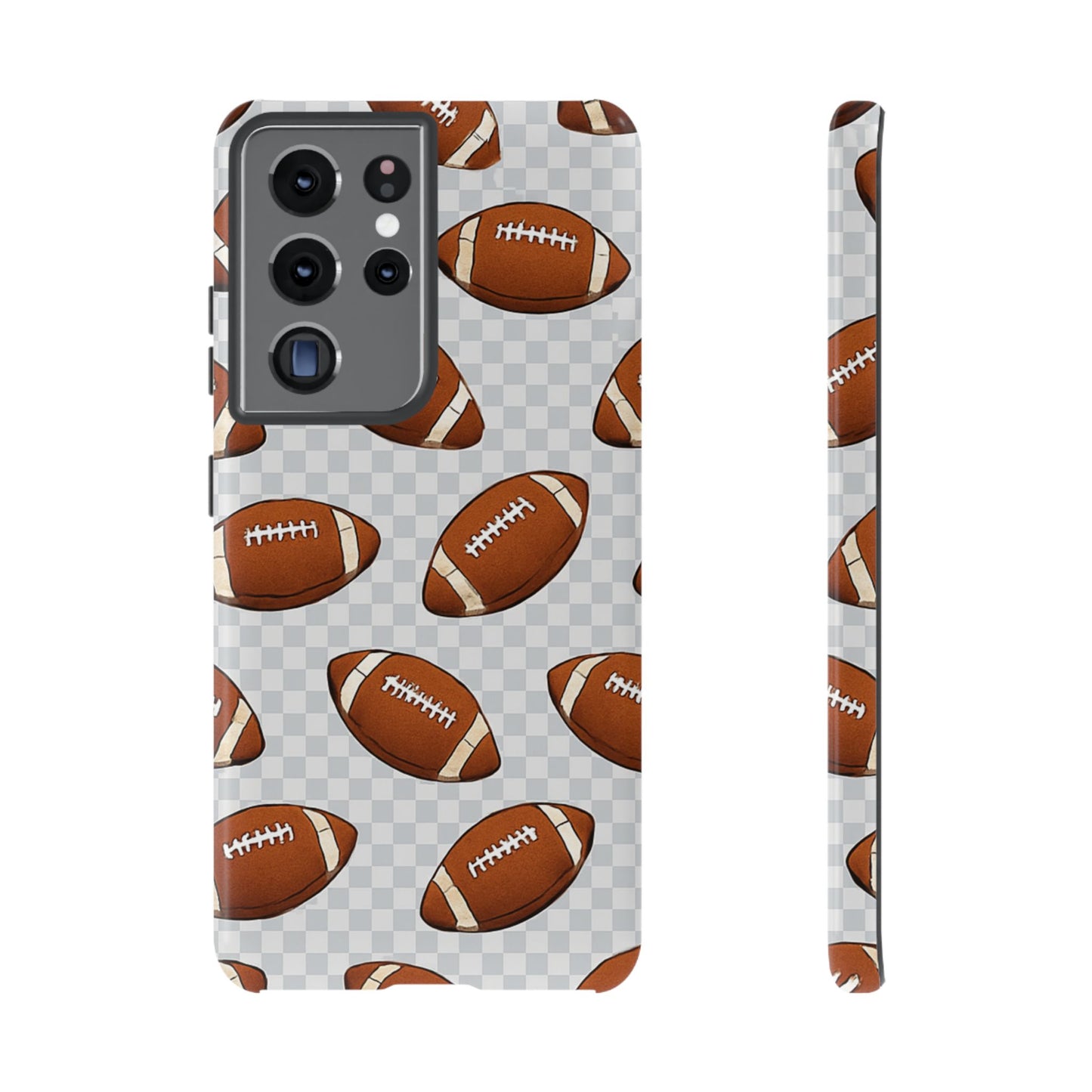 Football Phone Case, Tough Cases for Sports Fans, Unique Gift for Football Lovers, Protective Decor, Athletic Accessories