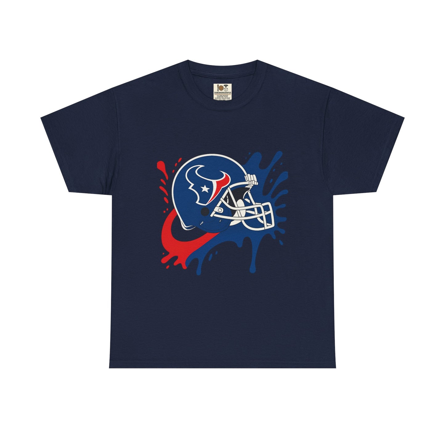 Football Splash Art Tee, Unisex Sports Shirt, Game Day Casual Wear, Gift for Fans, Holidays, Team Spirit Apparel