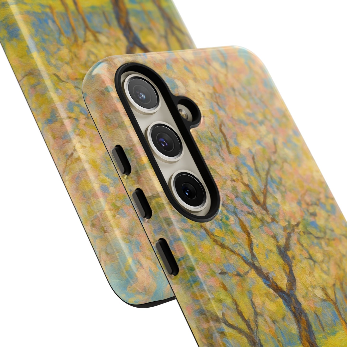 Artistic Phone Case, Tough Phone Case, Flower Tree Case, Spring Decor, Unique Phone Cover, Nature Lover Gift