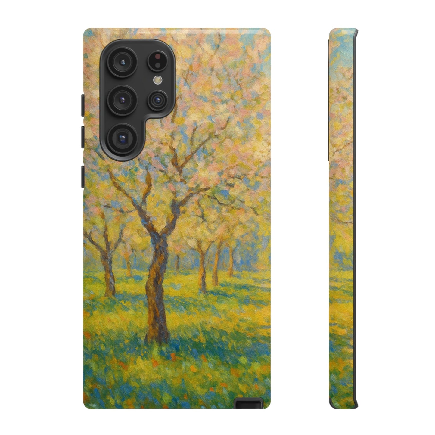 Artistic Phone Case, Tough Phone Case, Flower Tree Case, Spring Decor, Unique Phone Cover, Nature Lover Gift