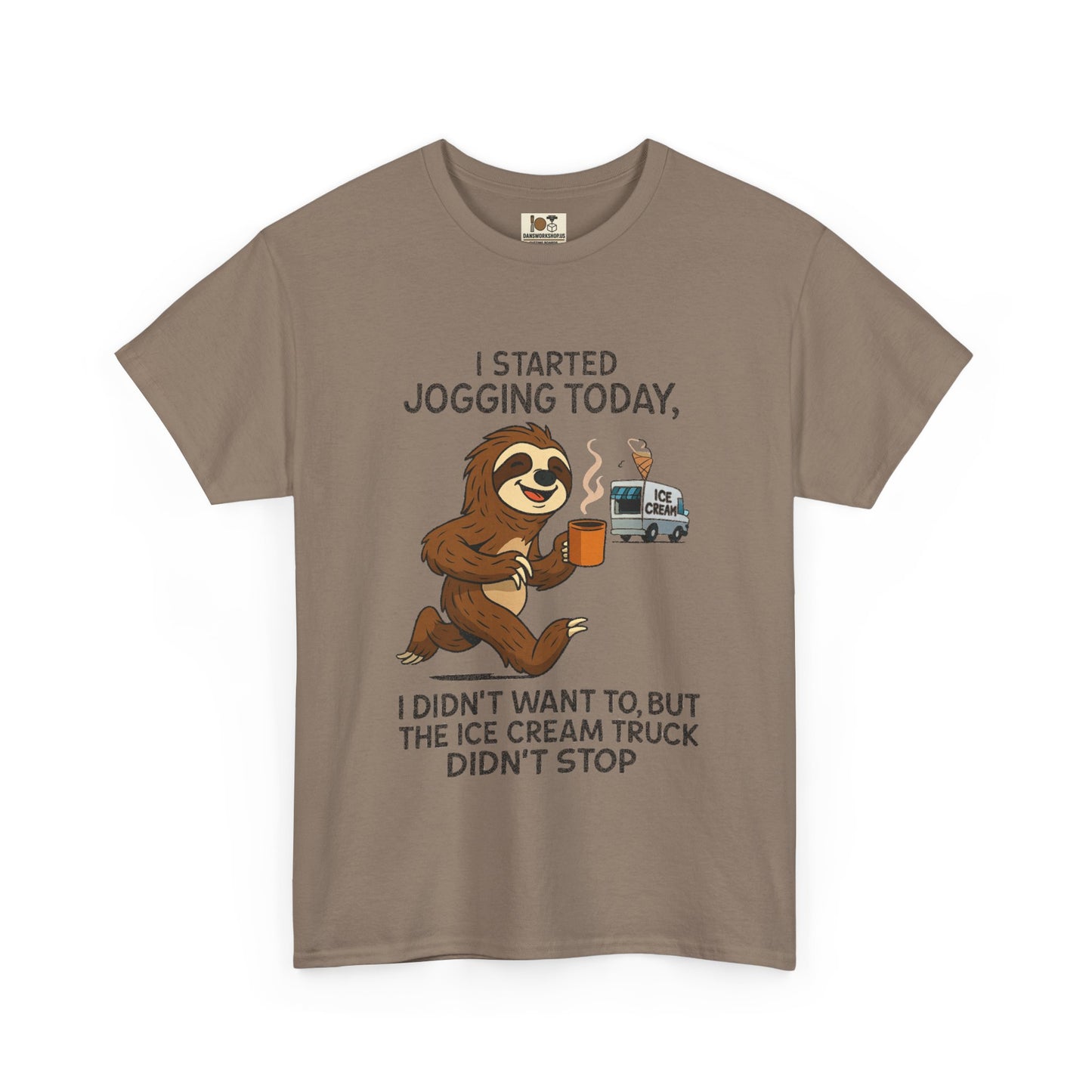 Funny Sloth Jogging T-Shirt | Gift for Exercise Lovers, Animal Humor Tee, Cute Sloth Apparel, Birthday Gift, Casual Wear