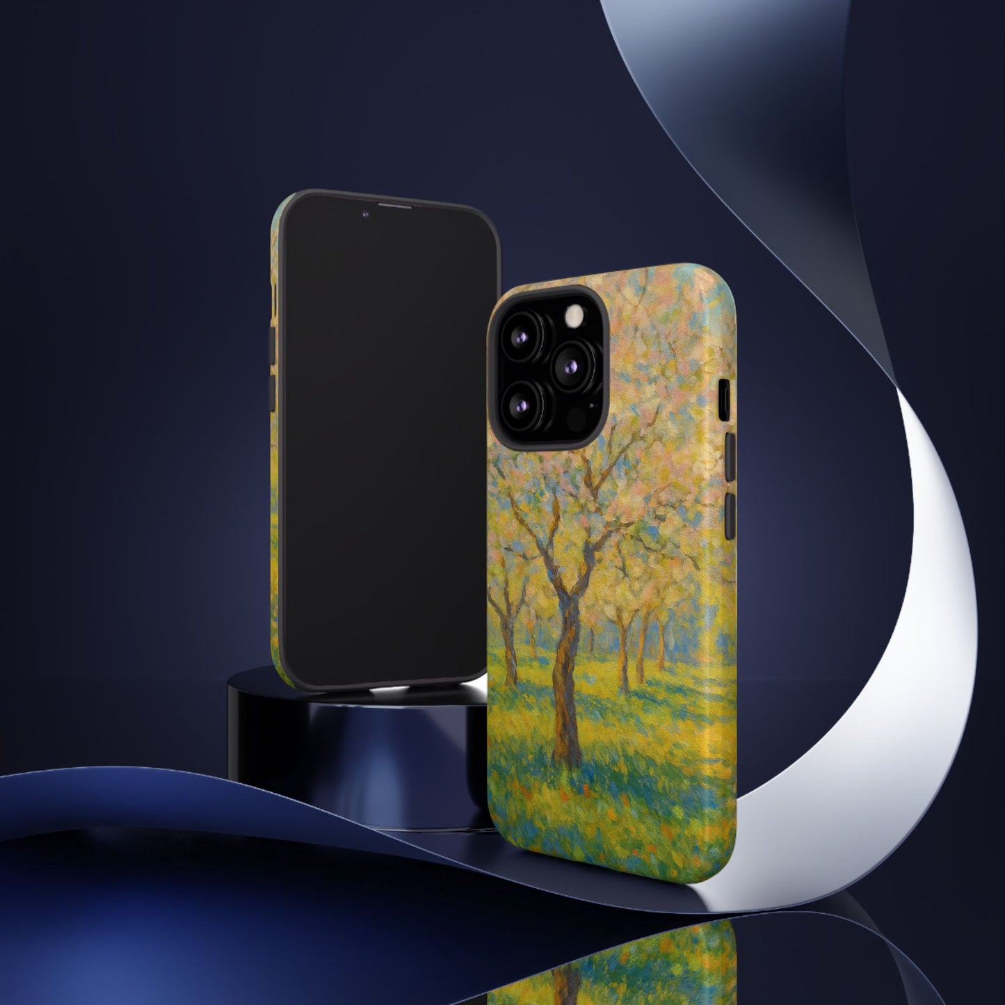 Artistic Phone Case, Tough Phone Case, Flower Tree Case, Spring Decor, Unique Phone Cover, Nature Lover Gift