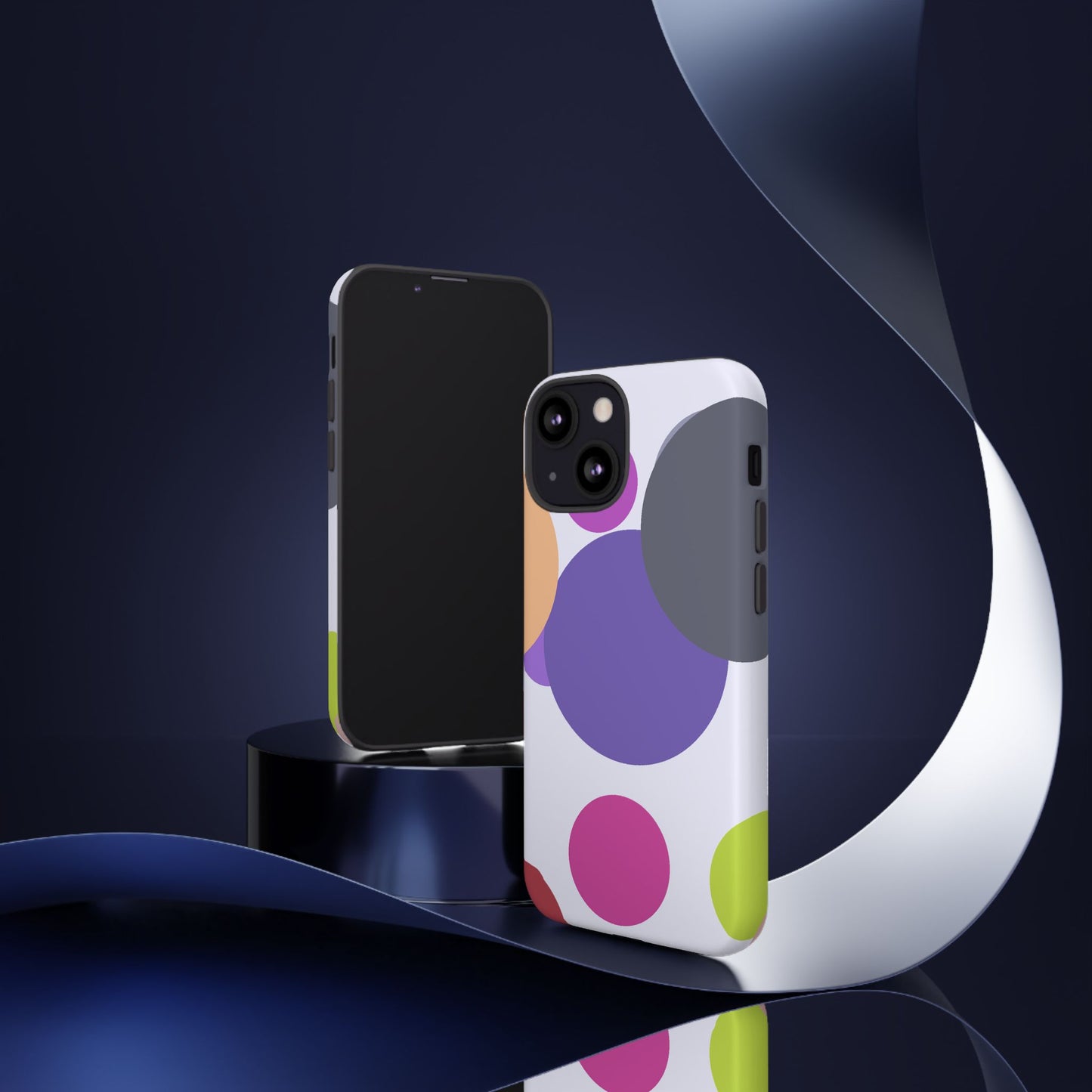 Colorful Geometric Phone Case, Bold Protective Cover for iPhone, Unique Gift for Trendy Teens, Fun Customizable Cases, Modern Design