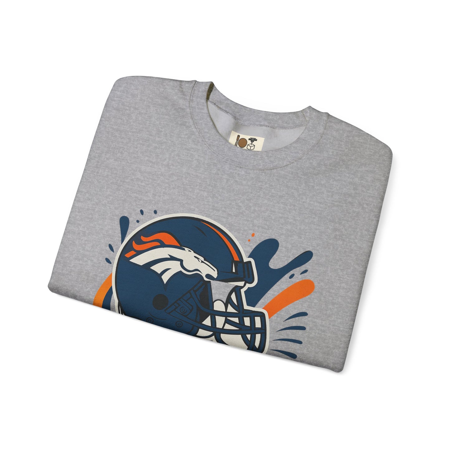 Denver Broncos Crewneck Sweatshirt, Football Fan Gear, Unisex Sports Apparel, Game Day Outfit, Perfect Gift for Fans