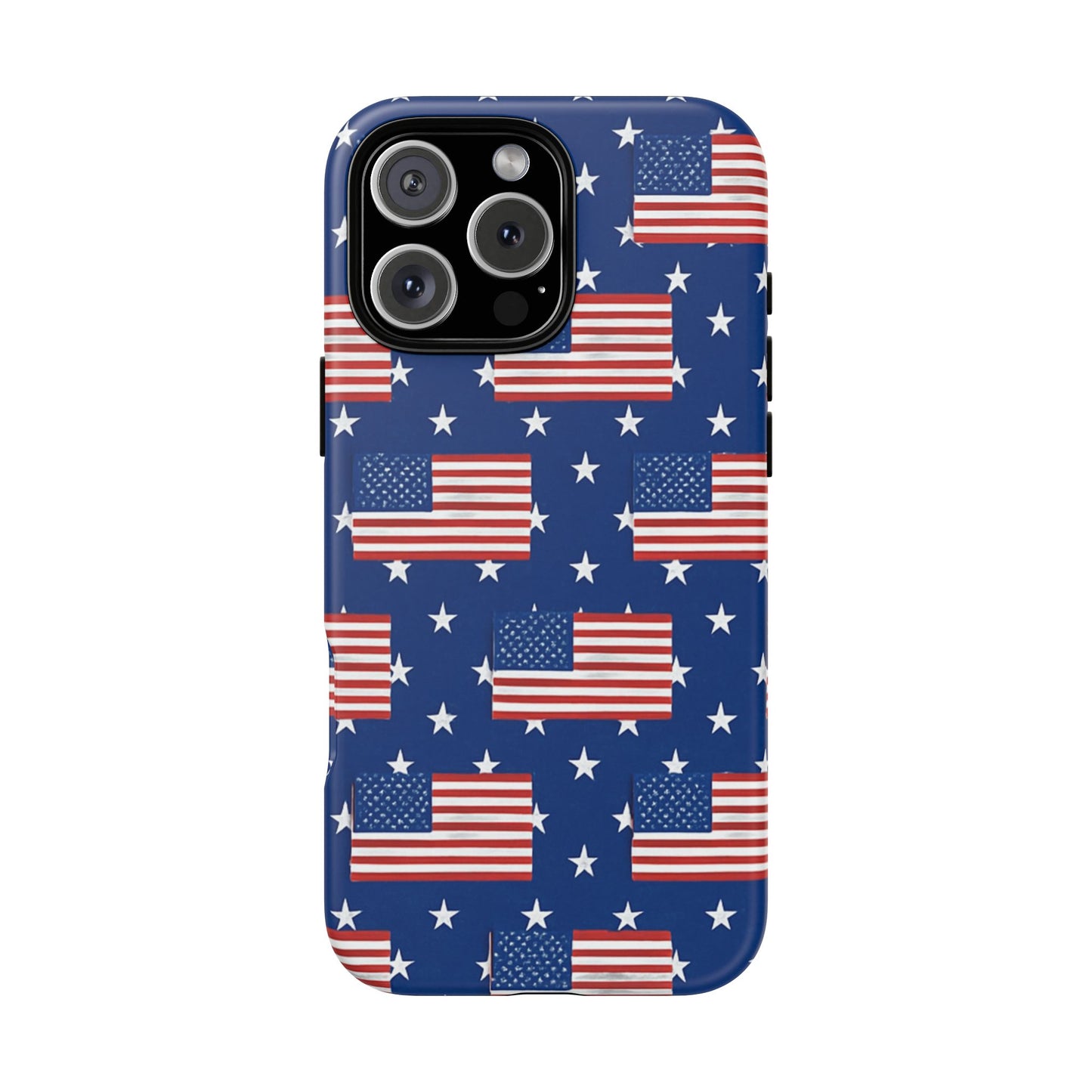 Patriotic Phone Case, Independence Day Accessories, American Flag Design, Star-Spangled Cover, Summer BBQ Gift